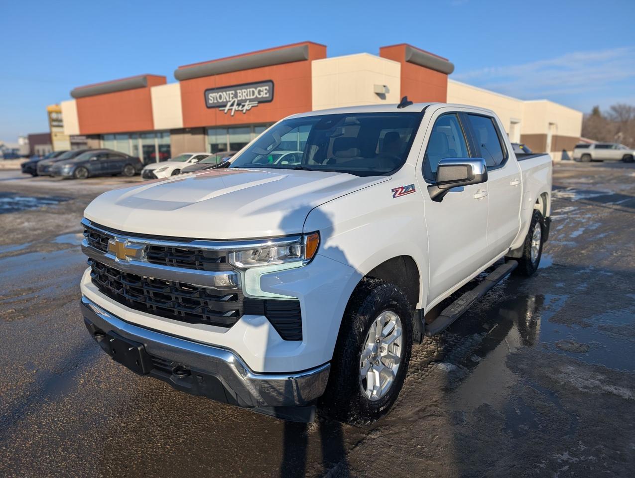 <p dir=ltr>Finance this vehicle! Apply at stonebridgeauto.com</p><p>&nbsp;</p><p dir=ltr>2022 Chevrolet Silverado 4WD 5.3L 8 Cylinder. 126,500km Clean title and safetied. Alberta owned. No accidents!</p><p dir=ltr>&nbsp;</p><p dir=ltr>Heated steering</p><p dir=ltr>Heated seats&nbsp;</p><p dir=ltr>Cruise control</p><p dir=ltr>Running boards</p><p dir=ltr>Backup camera</p><p dir=ltr>4WD</p><p>&nbsp;</p><p dir=ltr>We take trades! Vehicle is for sale in Steinbach by STONE BRIDGE AUTO INC. Dealer #5000 we are a small business focused on customer satisfaction. Text or call before coming to view and ask for sales.</p>