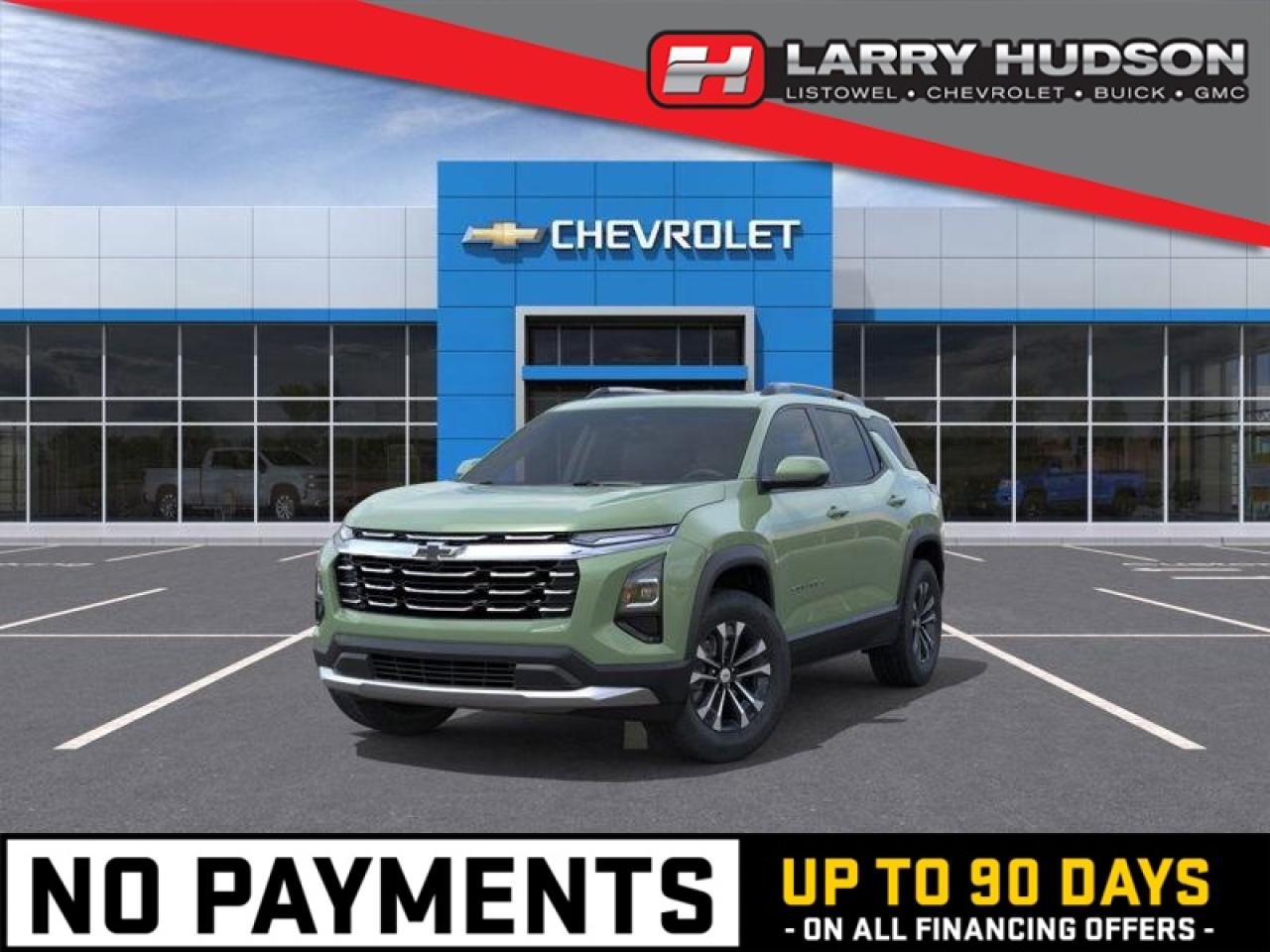 HUDSONS HAS IT!
See it - Drive it - Own it - LOVE it.

At Larry Hudson Chevrolet Buick GMC we make car buying a breeze! New car pricing with $0 down approvals are among your options (*on approved credit). There are a variety of finance and lease options available. Also expect top dollar for your trade-in!

Selling price/payment shown includes cash incentive(s). Does not include HST & Licensing. Bi-Weekly payments reflect current Chevrolet Buick and GMC incentives. We have professional Product Specialist to guide you through your vehicle purchase. Contact us for more info! 1-800-350-3325