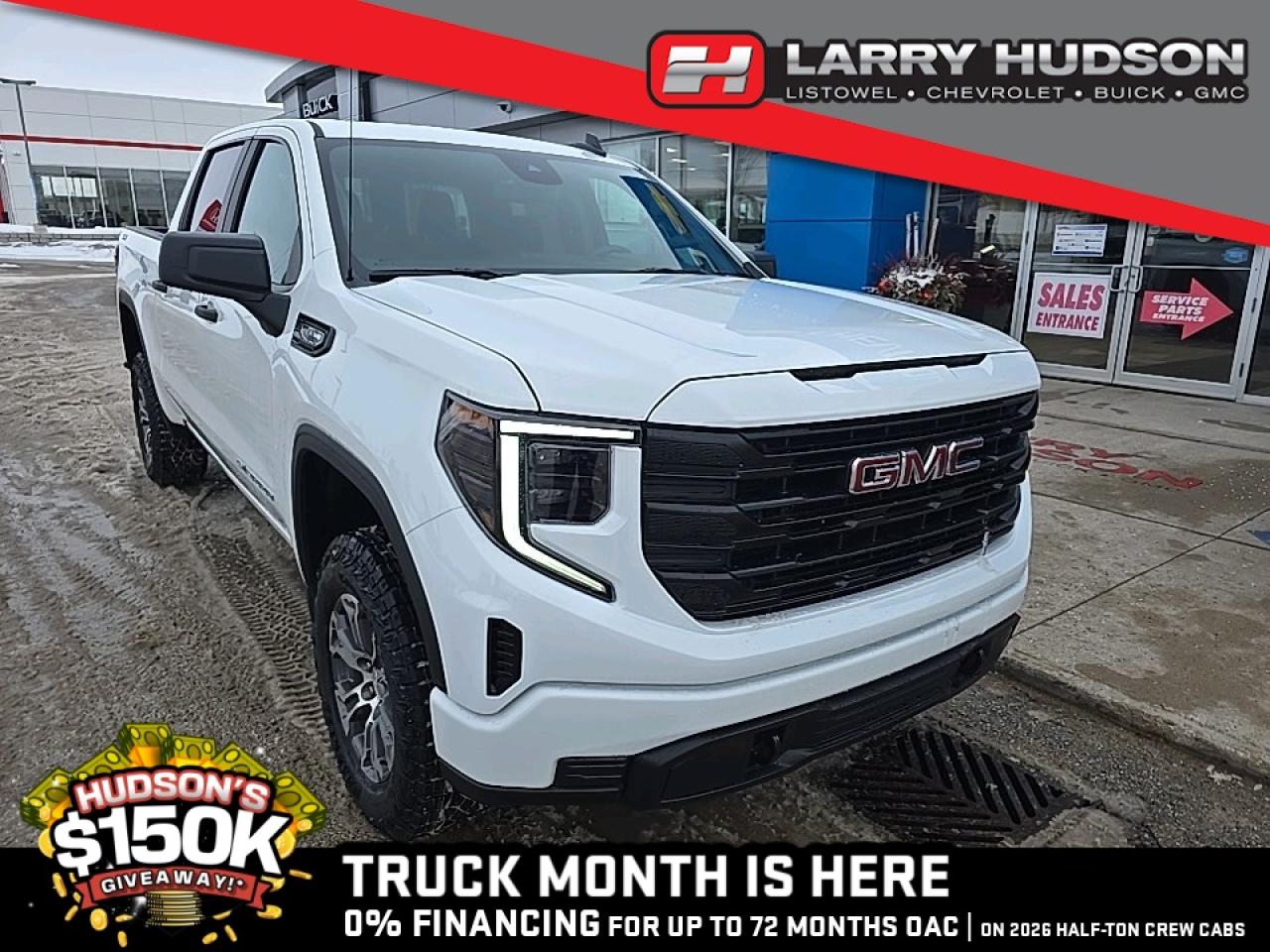 HUDSONS HAS IT!
See it - Drive it - Own it - LOVE it.

At Larry Hudson Chevrolet Buick GMC we make car buying a breeze! New car pricing with $0 down approvals are among your options (*on approved credit). There are a variety of finance and lease options available. Also expect top dollar for your trade-in!

Selling price/payment shown includes cash incentive(s). Does not include HST & Licensing. Bi-Weekly payments reflect current Chevrolet Buick and GMC incentives. We have professional Product Specialist to guide you through your vehicle purchase. Contact us for more info! 1-800-350-3325