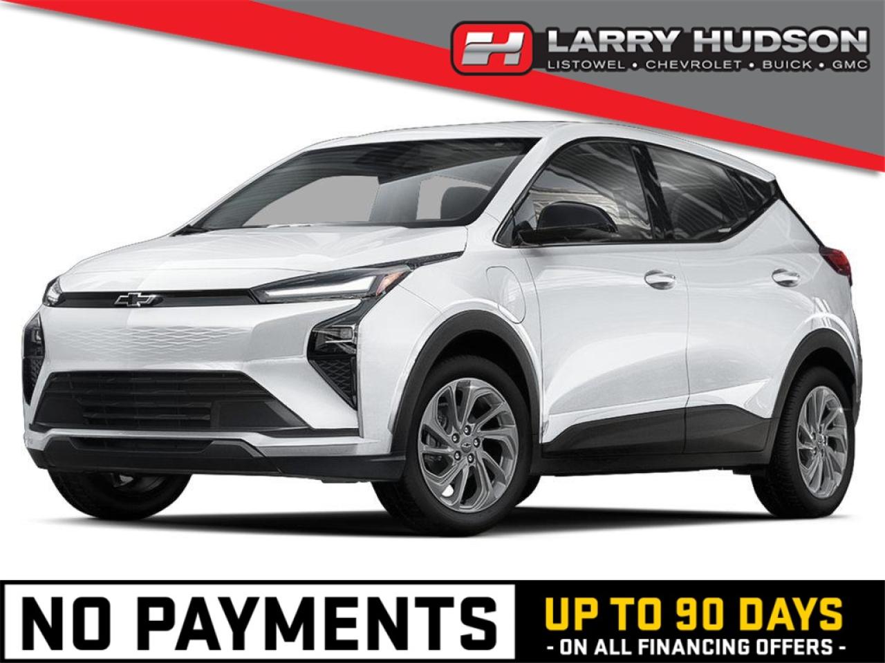 HUDSONS HAS IT!
See it - Drive it - Own it - LOVE it.

At Larry Hudson Chevrolet Buick GMC we make car buying a breeze! New car pricing with $0 down approvals are among your options (*on approved credit). There are a variety of finance and lease options available. Also expect top dollar for your trade-in!

Selling price/payment shown includes cash incentive(s). Does not include HST & Licensing. Bi-Weekly payments reflect current Chevrolet Buick and GMC incentives. We have professional Product Specialist to guide you through your vehicle purchase. Contact us for more info! 1-800-350-3325