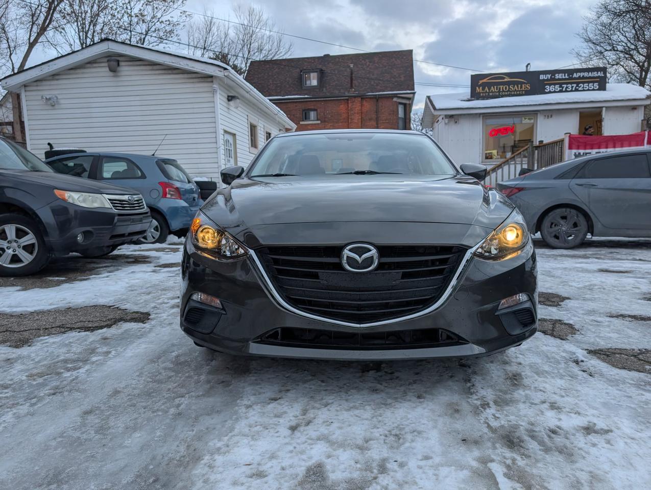 <p>2014 Mazda3 GS SkyActiv - MINT | Navigation | Clean Title</p><p>Price: $11,399</p><p>The Car: A rare find in this condition. This 2014 Mazda3 GS is a no-stories car with a perfect service record and a clean title. Powered by the fuel-efficient SkyActiv-G engine and a smooth automatic transmission, it balances performance with impressive MPG.</p><p>Premium Features:</p><p>Factory Navigation (Built-in)</p><p>Back-Up Camera</p><p>Heated Front Seats</p><p>Bluetooth Connectivity (Hands-free + Audio Streaming)</p><p>SkyActiv Technology (Optimized for fuel efficiency)</p><p>GS Package: Upgraded alloys, premium interior, and full power group.</p><p>Certification & Warranty:</p><p>Safety Certified: Included in the price.</p><p>Condition: Mechanically sound with documented service history.</p><p>Extended Warranty: Optional 3-Month / Unlimited KM Warranty available for only $299.</p><p>Fine Print:</p><p>Price is $11,399.</p><p>Does not include HST or licensing fees.</p>