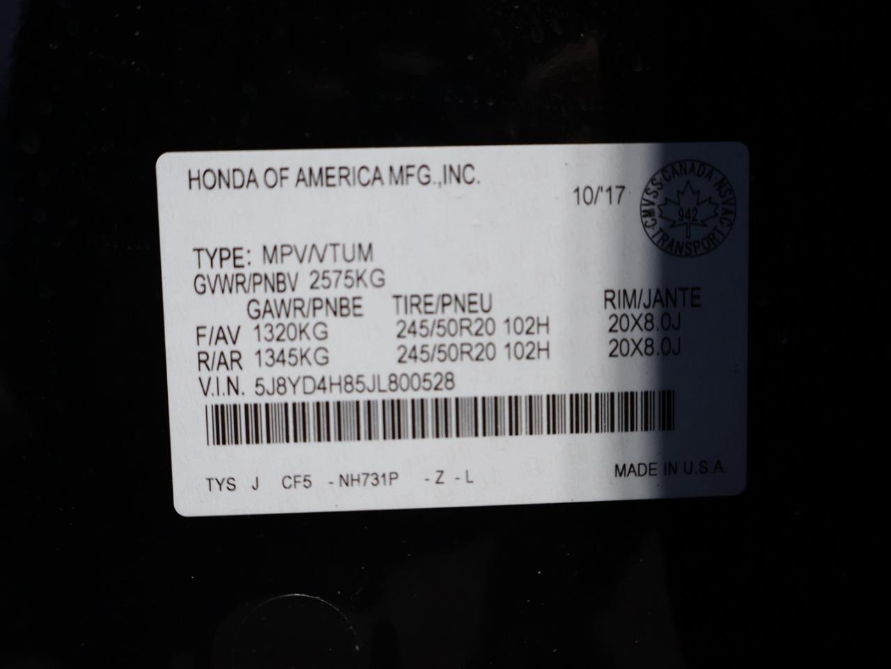 2018 Acura MDX 3.5L V6 SH-AWD w/Advance Package 360 CAMERA NAV DVD BLUETOOTH DVD LEATHER HEATED SEATS SUNROOF CRUISE ALLOYS Photo