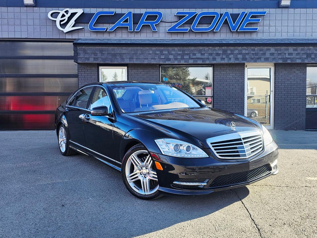 <p>Indulge in the pinnacle of automotive luxury with this stunning 2013 Mercedes-Benz S-Class S 550 4MATIC LWB, now available at Car Zone. This sophisticated sedan, cloaked in a sleek black exterior and graced with a refined beige interior, offers an unparalleled driving experience. With only 137,051km on the odometer, this meticulously maintained vehicle is ready to deliver years of elegant performance. Experience the blend of power and prestige that has made the S-Class a benchmark in automotive excellence.</p><p>Under the hood, a potent 4.6L V8 Turbo engine provides effortless acceleration and a smooth, commanding presence on the road. The all-wheel-drive system ensures exceptional stability and control, allowing you to confidently navigate any driving conditions. Inside, youll discover a world of comfort and refinement, where premium materials and meticulous craftsmanship create a sanctuary of luxury. Dont miss this opportunity to own a piece of automotive history.</p><p>Here are 5 standout features:</p><ul><li><strong>Turbocharged V8 Power:</strong> Experience exhilarating performance with the robust 4.6L Turbocharged V8 engine.</li><li><strong>4MATIC All-Wheel Drive:</strong> Enjoy superior handling and control in any weather condition.</li><li><strong>Long Wheelbase Luxury:</strong> Indulge in ample rear-seat legroom and enhanced ride comfort.</li><li><strong>Timeless Design:</strong> A classic black exterior with a luxurious beige interior.</li><li><strong>Mercedes-Benz Prestige:</strong> Own a vehicle renowned for its elegance, performance, and innovation.</li></ul><p>&nbsp;</p><p>Looking for Your Dream Car? Call Car Zone Today!</p><p>Thanks for viewing our Car Zone inventory. All of our vehicles come fully detailed with a Carfax and a mechanical fitness assessment. Drive this home today! Easy financing options. All credit welcome.&nbsp;<strong><a href=http://www.carzonecalgary.ca/finance>APPLY NOW</a>&nbsp;</strong>We even take trades. Same day approvals at&nbsp;<a href=http://www.carzonecalgary.ca/><strong>CARZONECALGARY</strong></a> or visit us in person at 2036 36 Street SE Calgary for a hassle free test drive. Let our friendly team of experts book an appointment with you and show you the Car Zone difference! AMVIC licensed dealer.&nbsp;</p>