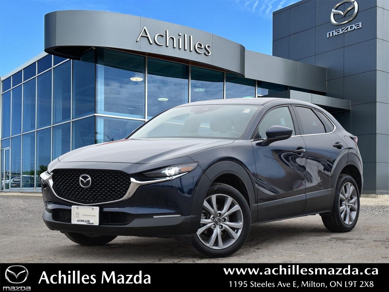 <p><span style=font-size:12pt><span style=font-family:Times New Roman,serif><strong><span style=font-family:Verdana,sans-serif>MAZDA CERTIFIED PRE-OWNED  BY ACHILLES MAZDA</span></strong></span></span></p>

<p></p>

<p><span style=font-size:12pt><span style=font-family:Times New Roman,serif><strong><span style=font-family:Verdana,sans-serif>MAZDA CERTIFIED PRE-OWNED VEHICLE BENEFITS -</span></strong><span style=font-family:Verdana,sans-serif> <strong>THIS IS INCLUDED at ACHILLES MAZDA (not an extra)</strong></span></span></span></p>

<p><span style=font-size:12pt><span style=font-family:Times New Roman,serif><span style=font-family:Verdana,sans-serif> 160-Point Detailed Inspection </span></span></span></p>

<p><span style=font-size:12pt><span style=font-family:Times New Roman,serif><span style=font-family:Verdana,sans-serif> 7-Year/140,000-Kilometre Limited Powertrain Warranty </span></span></span></p>

<p><span style=font-size:12pt><span style=font-family:Times New Roman,serif><span style=font-family:Verdana,sans-serif> 24hr Emergency Roadside Assistance </span></span></span></p>

<p><span style=font-size:12pt><span style=font-family:Times New Roman,serif><span style=font-family:Verdana,sans-serif> 30-Day/3,000-Kilometre Exchange Privilege </span></span></span></p>

<p><span style=font-size:12pt><span style=font-family:Times New Roman,serif><span style=font-family:Verdana,sans-serif> CarFax® Vehicle History Report </span></span></span></p>

<p><span style=font-size:12pt><span style=font-family:Times New Roman,serif><span style=font-family:Verdana,sans-serif> Preferred Interest rates</span></span></span></p>

<p><span style=font-size:12pt><span style=font-family:Times New Roman,serif><span style=font-family:Verdana,sans-serif> Available Extended Warranty/Coverage</span></span></span></p>

<p></p>

<p><span style=font-size:12pt><span style=font-family:Times New Roman,serif><strong><span style=font-family:Verdana,sans-serif>Our all-inclusive pricing on this excellent vehicle also includes:</span></strong></span></span></p>

<p><span style=font-size:12pt><span style=font-family:Times New Roman,serif><span style=font-family:Verdana,sans-serif> Nitrogen Tire Inflation</span></span></span></p>

<p><span style=font-size:12pt><span style=font-family:Times New Roman,serif><span style=font-family:Verdana,sans-serif> OMVIC Fee</span></span></span></p>

<p><span style=font-size:12pt><span style=font-family:Times New Roman,serif><span style=font-family:Verdana,sans-serif> Available low rate financing</span></span></span></p>

<p></p>

<p><span style=font-size:12pt><span style=font-family:Times New Roman,serif><span style=font-family:Verdana,sans-serif>*Price listed is all-inclusive, plus HST and Licensing Only </span></span></span></p>

<p></p>

<p><span style=font-size:12pt><span style=font-family:Times New Roman,serif><span style=font-family:Verdana,sans-serif>We Want to Be Your Mazda Dealer</span></span></span></p>

<p></p>

<p><span style=font-size:12pt><span style=font-family:Times New Roman,serif><span style=font-family:Verdana,sans-serif>#idealclubhousecareexperience</span></span></span></p>
<p>&nbsp;</p>

<p><strong>Appointments For New or Pre-Owned Vehicles are always preferred...Speak with one of our Clubhouse Care Specialists prior to your visit so we can prepare and make your experience with us as efficient as possible.</strong></p>

<p><strong>Come and Experience the Achilles Mazda of Milton Difference. You owe it to yourself.</strong></p>