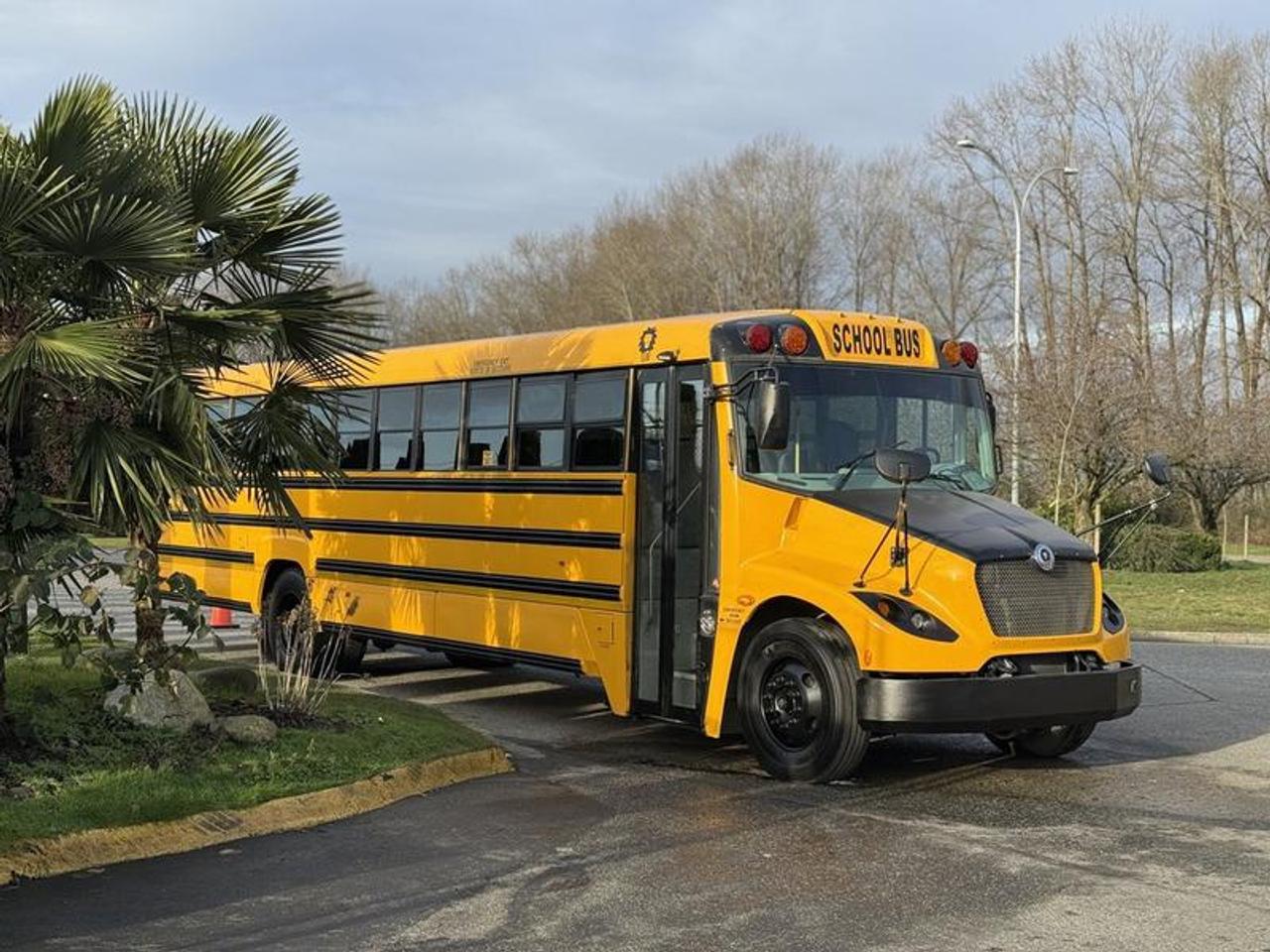 This 2014 Spartan Lion school bus is powered by a Cummins ISB 6.0L inline-6 paired with an automatic transmission and rear-wheel drive, and is configured to carry 49 passengers including the driver. It is equipped with air brakes, a power-operated passenger door, heated mirrors, stop sign arm, and cruise control. Finished in yellow with a grey vinyl interior, this bus offers a straightforward setup suitable for school, shuttle, or group transportation applications. This item is currently OFFSITE. You must register an appointment with our office to schedule an offsite viewing. Appointments must be made a minimum of one business day in advance (and as defined by the days that Repo.com is open for business) before your appointment can be scheduled and confirmed. We may, at our own discretion, instead opt to transport smaller items to Repo.coms main yard for viewing purposes.  $69,820.00 plus $375 processing fee, $70,195.00 total payment obligation before taxes.   Listing report, warranty, contract commitment cancellation fee, financing available on approved credit (some limitations and exceptions may apply). All above specifications and information is considered to be accurate but is not guaranteed and no opinion or advice is given as to whether this item should be purchased. We do not allow test drives due to theft, fraud, acts of vandalism and undetectable impaired driving. Instead we provide the following benefits: Complimentary Warranty (with options to extend), Limited Money Back Satisfaction Guarantee on Fully Completed Contracts, Contract Commitment Cancellation, and an Open-Ended Sell-Back Option. Ask seller for details or call 604-522-REPO(7376) to confirm listing availability.
