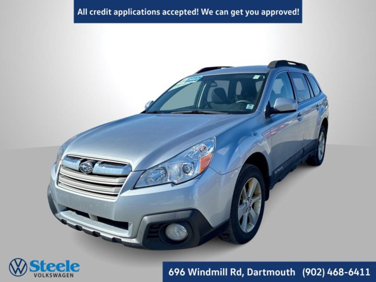Recent Arrival!2013 Subaru Outback 2.5i 4D Sport Utility Silver AWD Lineartronic CVT 2.5L Boxer H4 DOHC 16VSold As Traded( AS-IS)This 2013 Subaru Outback 2.5i will not last long!! Call Now to reserve your Test Drive appointment!! 1-902-468-6411 or chat with us online at www.steelevw.ca.