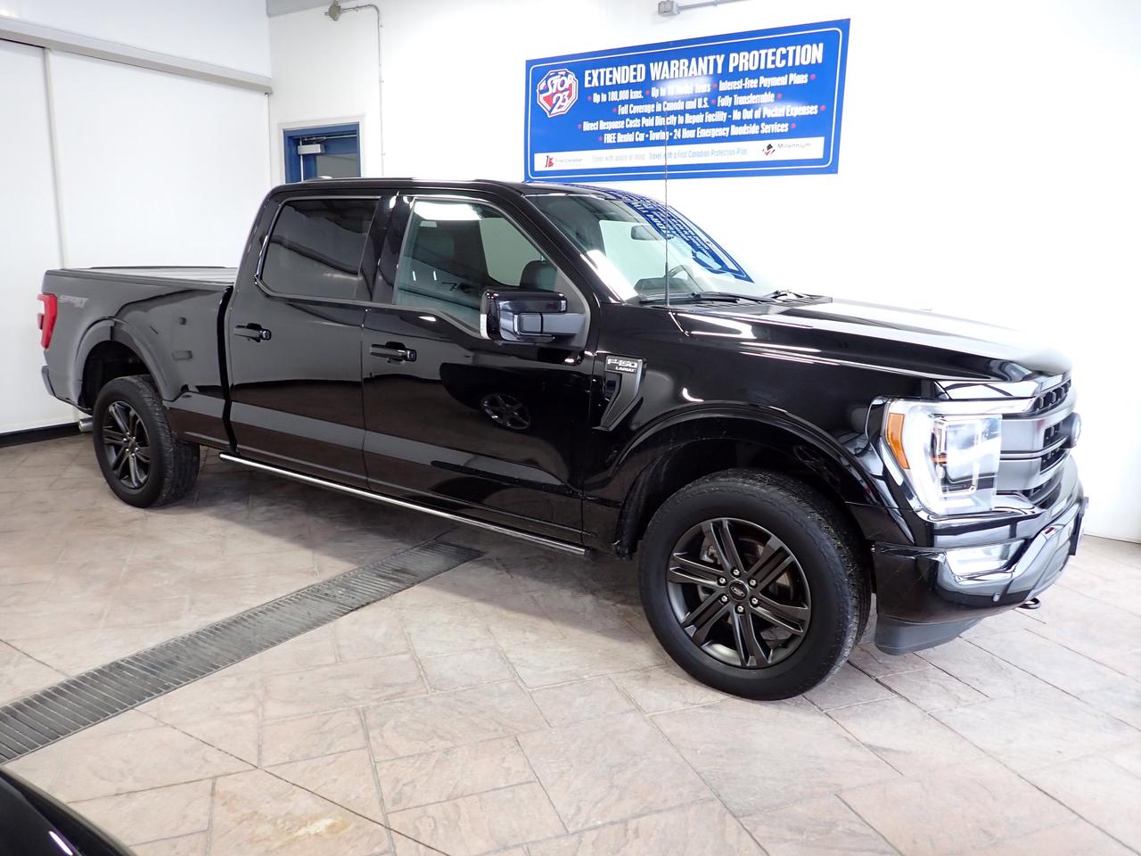 2022 Ford F-150 LARIAT SUPERCREW LEATHER NAVI SUNROOF 6'5 BOX 502A TWIN PANEL 4WD Photo
