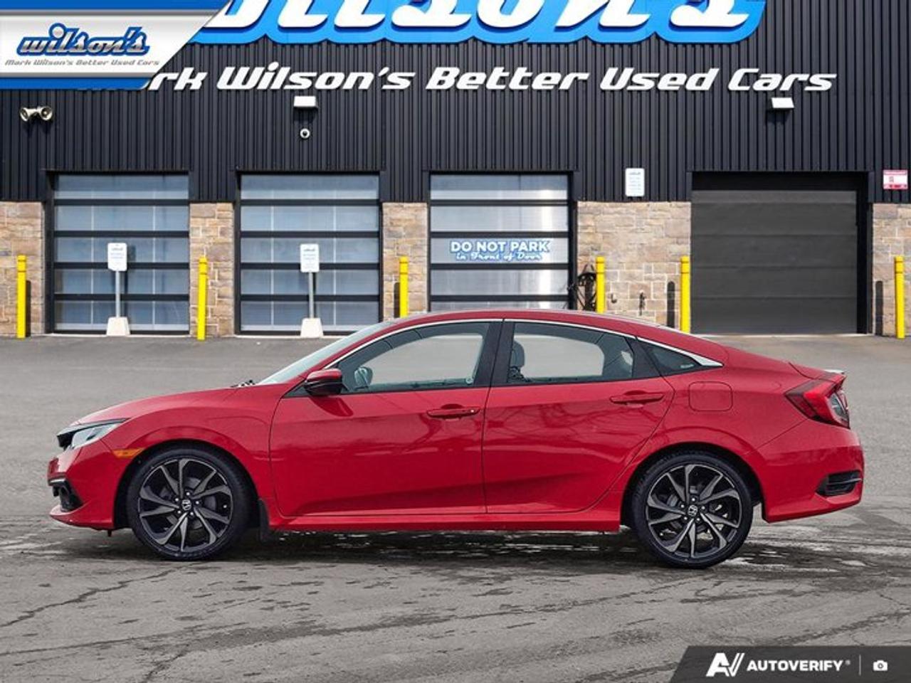 2019 Honda Civic Sedan Sport Sedan | Sunroof | Heated Seats | Adaptive Cruise | Remote Start | CarPlay | Rear Cam & More ! Photo