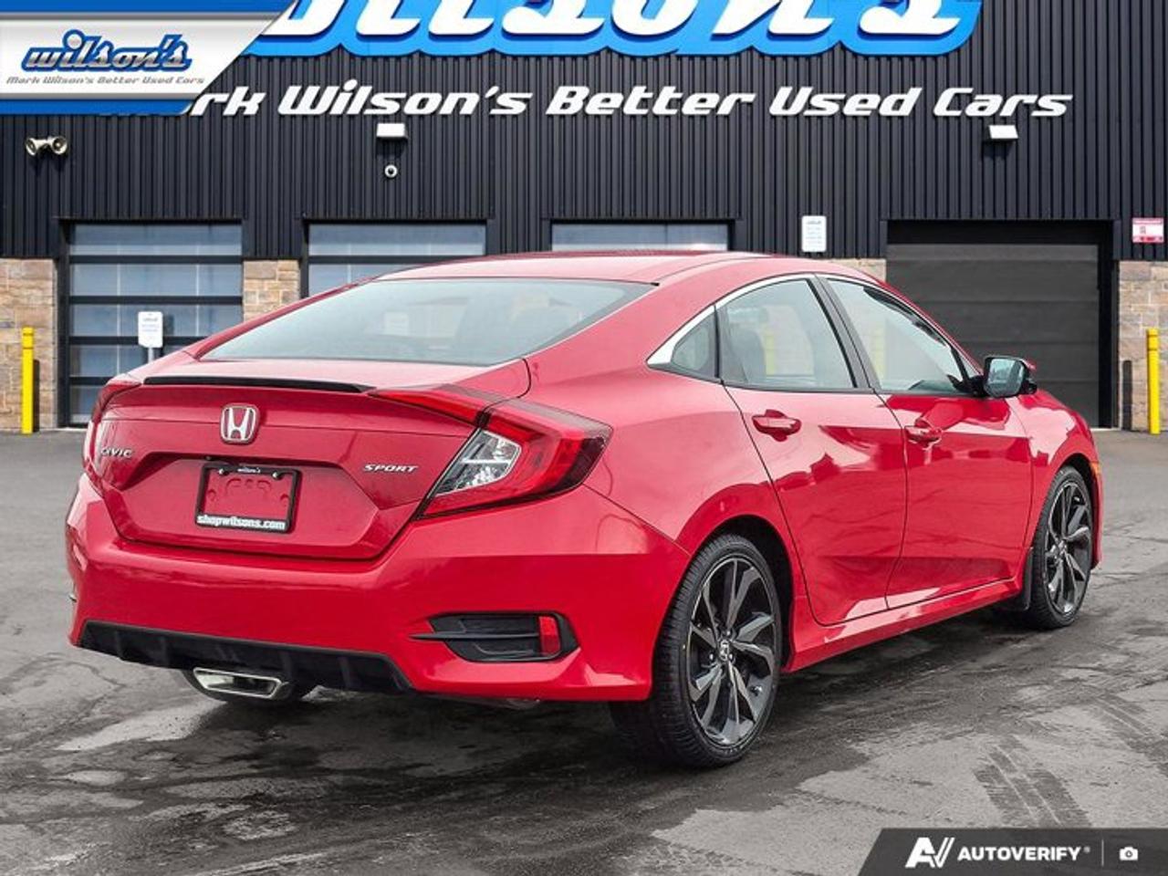 2019 Honda Civic Sedan Sport Sedan | Sunroof | Heated Seats | Adaptive Cruise | Remote Start | CarPlay | Rear Cam & More ! Photo4