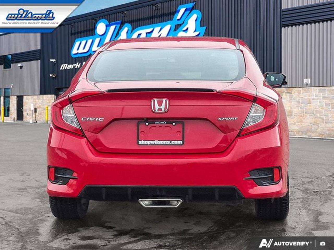 2019 Honda Civic Sedan Sport Sedan | Sunroof | Heated Seats | Adaptive Cruise | Remote Start | CarPlay | Rear Cam & More ! Photo