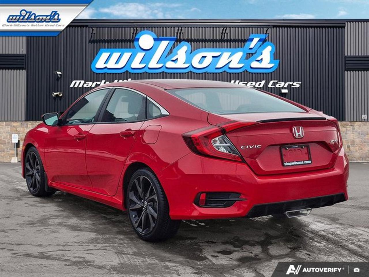 2019 Honda Civic Sedan Sport Sedan | Sunroof | Heated Seats | Adaptive Cruise | Remote Start | CarPlay | Rear Cam & More ! Photo