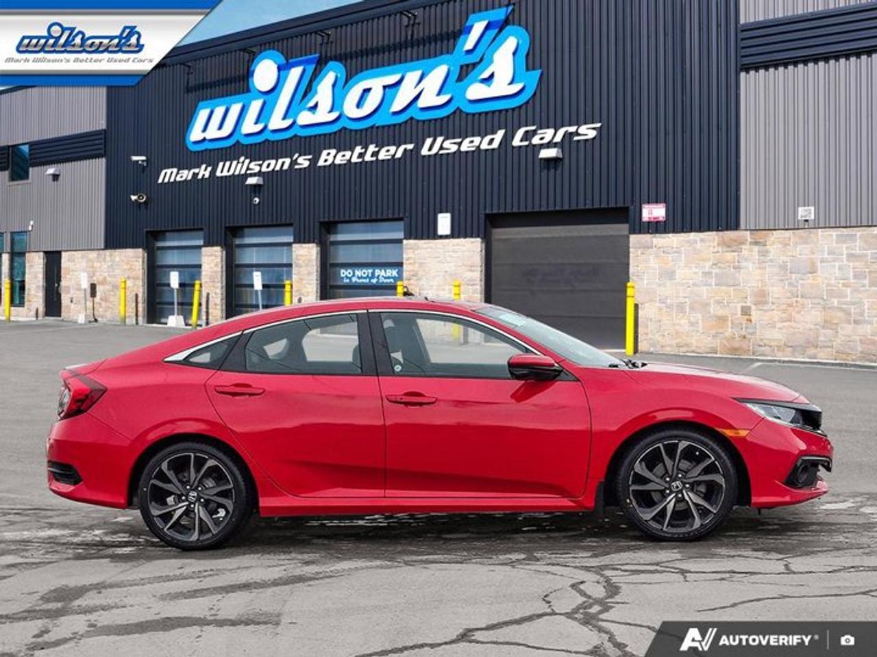 2019 Honda Civic Sedan Sport Sedan | Sunroof | Heated Seats | Adaptive Cruise | Remote Start | CarPlay | Rear Cam & More ! Photo