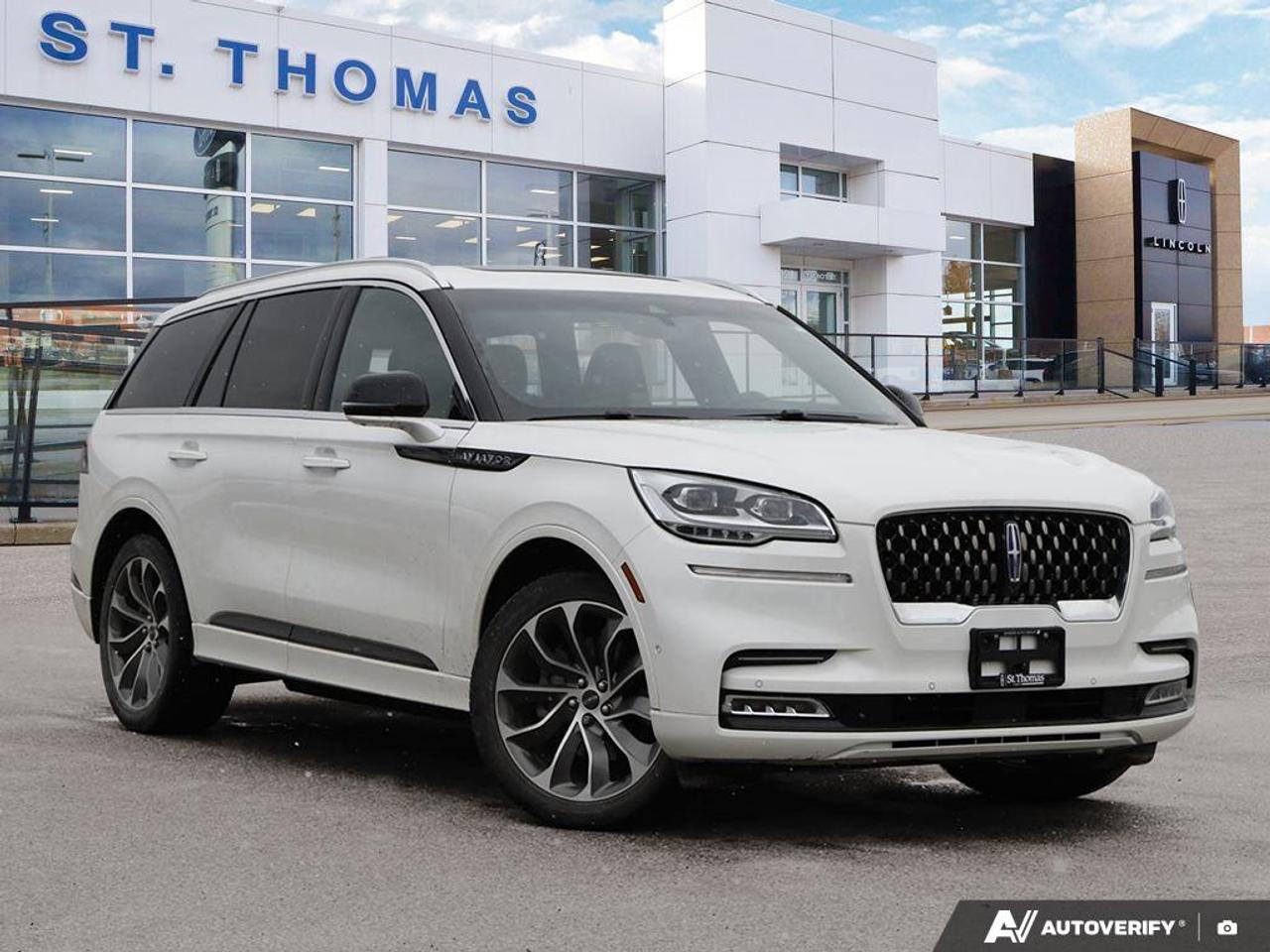 Recent Arrival!<br>Aviator Grand Touring, 4D Sport Utility, 3.0L V6 Hybrid Turbocharged DOHC 24V LEV3-SULEV30, 10-Speed Automatic, AWD, White, Roast Leather, 360-Degree Camera, 4-Pin & 7-Pin Connectors, Active Park Assist Plus, Adaptive Cruise Control, Adaptive Pixel LED Headlamps, Adaptive Suspension w/Road Preview, Air Glide Suspension w/Dynamic Lower Entry, Blind Spot Detection w/Cross Traffic Alert, Class IV Trailer Tow Package, Convenience Package, Dynamic Handling Package, Elements Package Plus, Equipment Group 302A, Evasive Steering Assist, Head-Up Display, Heated & Ventilated 2nd Row Seats, Heated & Ventilated Driver & Passenger Seats, Heated Steering Wheel, Illumination Package, Lincoln Co-Pilot360 Plus, Lincoln Lit Star in Grille, Luxury Package, Perfect Position Seats (30-Way) w/Active Motion, Phone As A Key, Radio: Revel Ultima 3D Audio System w/28 Speakers, Rear Door Sunshades, Rear Seat Flow-Through Console w/Audio Controls, Remote Start System, Reverse Brake Assist, SiriusXM Radio, Smart Trailer Tow, Soft Close Doors w/Light Touch Handle, SYNC 3 Communication & Entertainment System, Traffic Jam Assist, Trailer Sway Control, Wheels: 21 Ultra Bright Machined Aluminum, Windshield Wiper De-Icer, Wireless Charging Pad.<br><br><br>AWD<br>10-Speed Automatic 3.0L V6 Hybrid Turbocharged DOHC 24V LEV3-SULEV30<br>White
