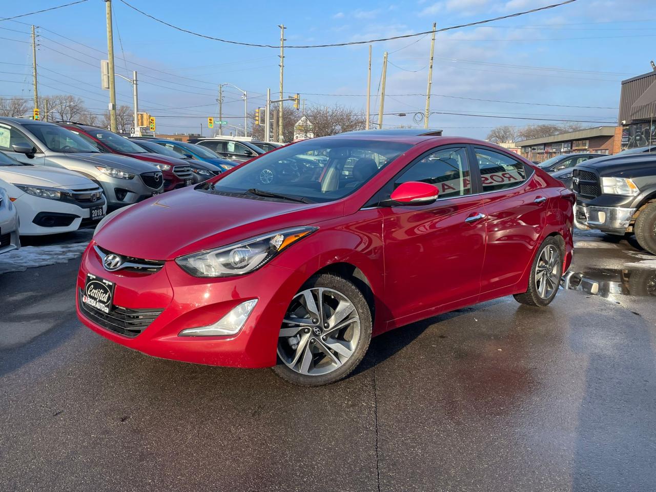 2016 Hyundai Elantra AUTO LIMITED NAVIGATION NO ACCIDENT LEATHER SUNROO Photo