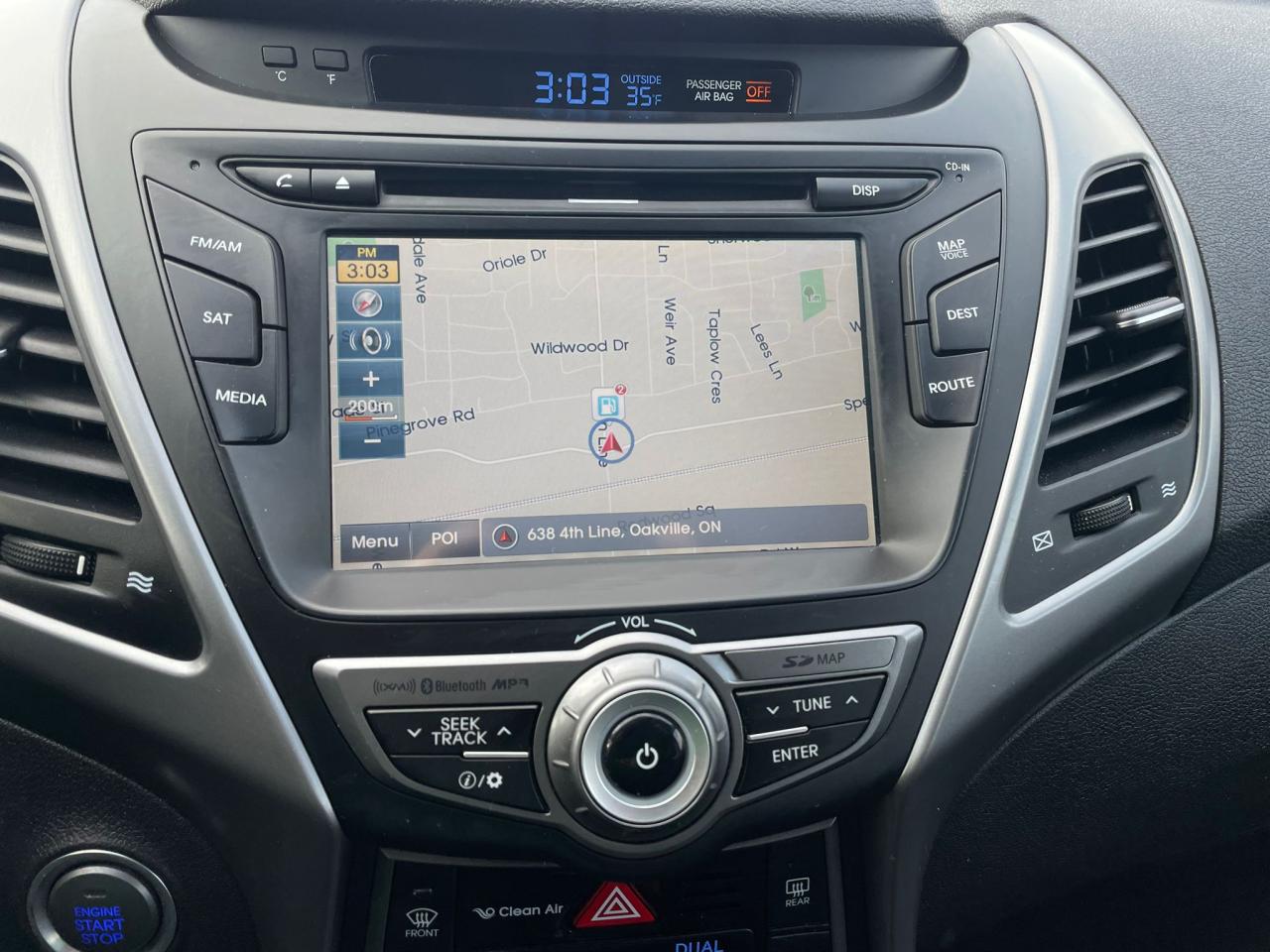 2016 Hyundai Elantra AUTO LIMITED NAVIGATION NO ACCIDENT LEATHER SUNROO Photo