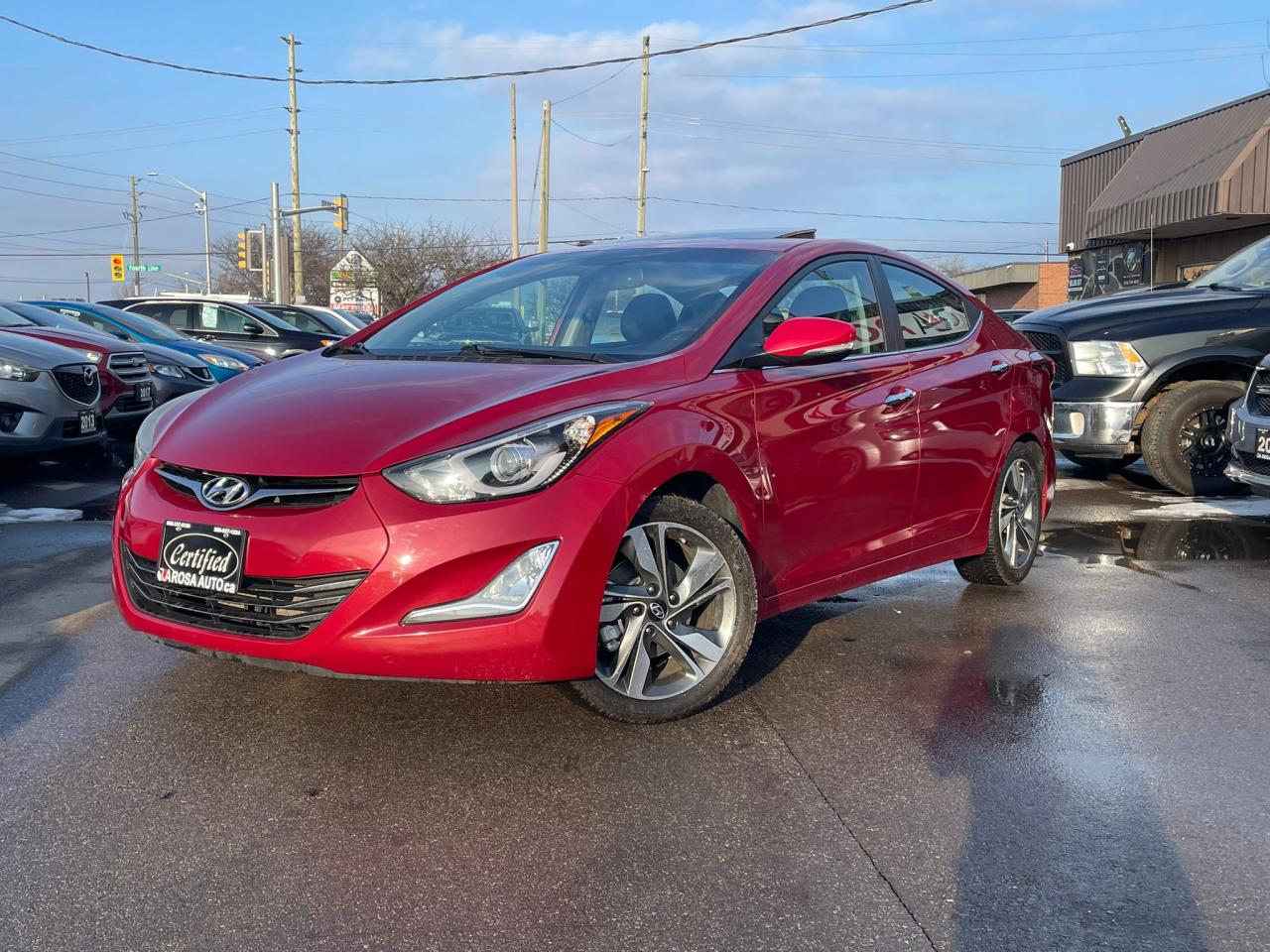 2016 Hyundai Elantra AUTO LIMITED NAVIGATION NO ACCIDENT LEATHER SUNROO Photo