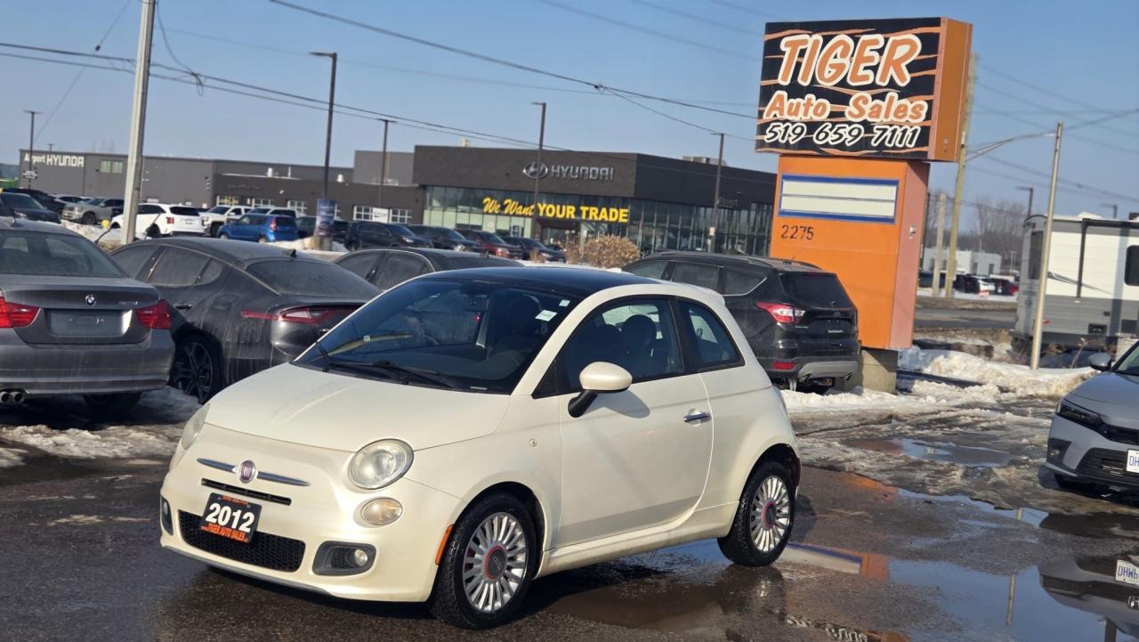 2012 Fiat 500 Sport, LEATHER, ONLY 40,000KMS, AUTO, CERTIFIED - Photo #1