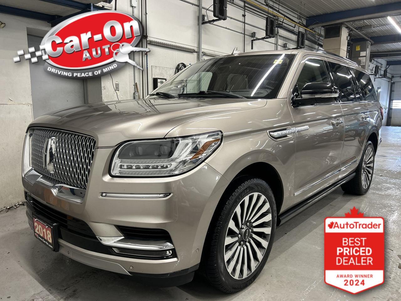 TOP OF THE LINE RESERVE 7-PASSENGER ALL-WHEEL DRIVE W/ 450HP 3.5L TWIN TURBO V6!! Leather, panoramic sunroof, heated/cooled front seats & heated 2nd row captains chairs, 360 camera w/ front & rear park sensors, heads-up display, active park assist, Android Auto/ Apple CarPlay, 22-inch alloys, remote start, navigation, adaptive cruise control, blind spot monitor, rear cross-traffic alert, pre-collision system, lane departure warning, premium Revel audio system, wireless charger, tow package, three-zone climate control, second row audio control, keyless entry w/ push start, power liftgate, full power group incl. power driver & passenger seats w/ memory, automatic headlights, garage door opener, Bluetooth and Sirius XM!!