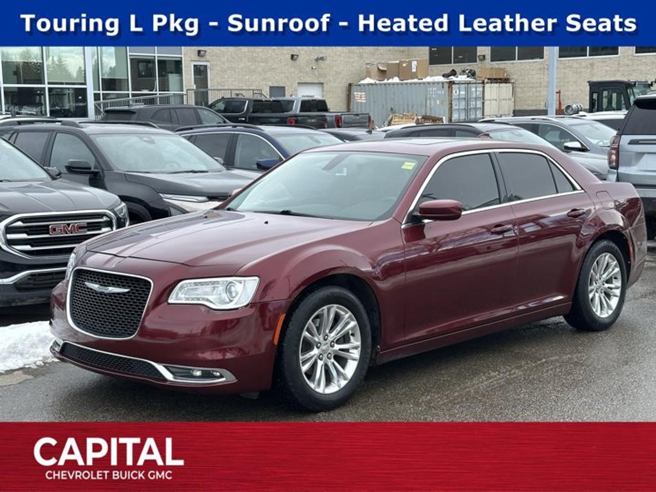 Certified.Ask for the Internet Department for more information or book your test drive today! Call 403-256-4960 for fast answers at your fingertips! Disclaimer: All prices are plus taxes. See dealer for details. AMVIC Licensed Dealer # B2020028.2019 300 8-Speed Automatic RWD 300 Touring, Black Leather, 18 x 7.5 Polished Aluminum Wheels, 4 Wheel Independent Comfort Suspension, Dual-Pane Panoramic Sunroof, Heated Front Seats, Leather-Faced Seats, LED Fog Lamps, Nappa Leather-Faced Bucket Seats, Power 4-Way Driver/Passenger Lumbar Adjust, Power Driver & Front Passenger Seats, Quick Order Package 22F (DISC), Rear Illuminated Cup Holders, Rear Seat Armrest w/Storage Cup Holder, Remote Start System, Touring-L Group, Universal Garage Door Opener.