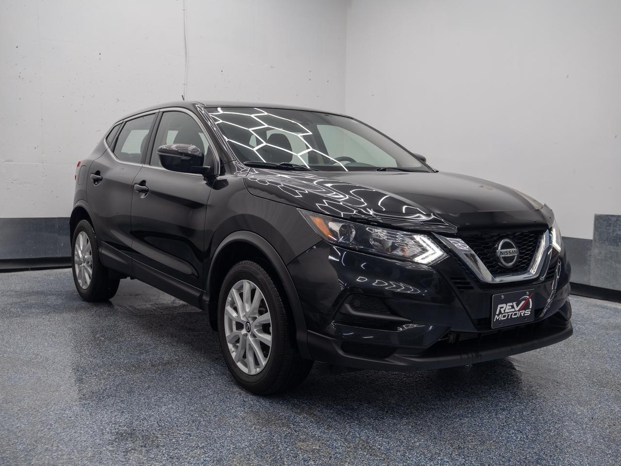 2022 Nissan Qashqai S | FWD | Heated Seats | No Accidents<br/> <br/> Super Black Exterior | Black Cloth Interior | 17-Inch Alloy Wheels | LED Daytime Running Lights | Signature V-Motion Grille | Sleek Compact SUV | Styling Rear Spoiler | 2.0L DOHC 4-Cylinder Engine | 141 Horsepower Xtronic | CVT Transmission Intelligent | Eco & Sport Drive Modes | Heated Front Seats | Heated Steering Wheel | Automatic Climate Control | 7-Inch Touchscreen Display | Apple CarPlay & Android Auto | Bluetooth Voice Recognition | Rearview Camera | Nissan Safety Shield | 360 Lane Departure | Warning Blind Spot | Warning Rear Cross-Traffic Alert | Automatic Emergency Braking | High Beam Assist | 60/40 Split-Folding Rear Seats | Up to 1,730L Cargo Capacity | EZ-Flex Seating System <br/> <br/> <br/> Key Features: <br/> <br/> <br/> Black-on-Black Urban Style <br/> With its Super Black exterior and matching black interior, the Qashqai S delivers a clean, modern, city-ready look. Its sculpted lines, bold grille, and compact proportions make it both stylish and easy to maneuver. <br/> <br/> <br/> Smart Everyday Tech <br/> The 7-inch touchscreen with Apple CarPlay and Android Auto keeps your apps, music, and navigation seamlessly integrated. Nissans intuitive interface ensures everything is simple, responsive, and right where you need it. <br/> <br/> <br/> Efficient, Confident Performance <br/> The 2.0L engine paired with Nissans Xtronic CVT offers smooth, efficient drivingperfect for commuting or weekend exploring. <br/> <br/> <br/> Comfort for Five <br/> Heated front seats, a heated steering wheel, and automatic climate control elevate daily driving comfort. The flexible rear seating and generous cargo space make it practical for groceries, gear, or road trips. <br/> <br/> <br/> Safety That Watches Your Back <br/> Nissan Safety Shield 360 brings a suite of advanced driver assistance features, including blind spot warning, lane departure warning, rear cross-traffic alert, and automatic emergency braking. Its designed to help keep you aware and protected from every angle. <br/> <br/> <br/> The 2022 Nissan Qashqai S in Black-on-Black blends modern styling, smart technology, and everyday practicality into a compact SUV thats perfect for city life and weekend adventures alike. Its efficient, confident, and ready for whatever the road brings. <br/> <br/> <br/> This Vehicle Has Travelled 111,063 Kms. <br/> <br/> <br/> *** NO additional fees except for taxes and licensing! *** <br/> <br/> <br/> *** 100-point inspection on all our vehicles & always detailed inside and out *** <br/> <br/> <br/> RevMotors is at your service to ensure you find the right car for YOU. Even if we do not have it in our inventory, we are more than happy to find you the vehicle that you are looking for. Give us a call at 613-791-3000 or visit us online at www.revmotors.ca <br/> <br/> <br/> Ça nous donnera du plaisir de vous servir en Français aussi! <br/> <br/> <br/> CERTIFICATION * All our vehicles are sold Certified for the province of Ontario (Quebec Safety Available, additional charges may apply) <br/> FINANCING AVAILABLE * RevMotors offers competitive finance rates through many of the major banks. Should you feel like youve had credit issues in the past, we have various financing solutions to get you on the road. We accept No Credit - New Credit - Bad Credit - Bankruptcy - Students and more!! <br/> EXTENDED WARRANTY * For your peace of mind, if one of our used vehicles is no longer covered under the manufacturers warranty, RevMotors will provide you with a 6 month / 6000KMS Limited Powertrain Warranty. You always have the options to upgrade to more comprehensive coverage as well. Well be more than happy to review the options and chose the coverage thats right for you! <br/> TRADES * Do you have a Trade-in? We offer competitive trade in offers for your current vehicle! <br/> SHIPPING * We can ship anywhere across Canada. Give us a call for a quote and we will be happy to help! <br/> <br/> <br/> Buy with confidence knowing that we always have your best interests in mind! <br/>