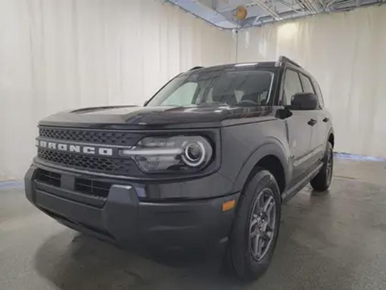 This rugged and refined 2026 Ford Bronco Sport Big Bend 200A stands out in Shadow Black. Built to tackle adventure and city streets alike, this 5-passenger SUV is powered by a 1.5L EcoBoost® engine, delivering 181 horsepower and 190 lb-ft of torque. Coupled with an 8-speed automatic transmission, the Bronco Sport offers impressive fuel efficiency and performance to match your lifestyle.

Key Features Include:
Heated Front Seats
13.2 Center Display
8-Way Power Drivers Seat
SYNC® 4 with a 13.2 Color Touchscreen
Ford Co-Pilot360 Assist+ featuring Adaptive Cruise Control with Stop & Go
Terrain Management System with 5 G.O.A.T. Modes
LED Headlamps, Fog Lamps, and Signature Lighting
17 Carbonized Grey-Painted High Gloss Aluminum Wheels
Wireless Apple CarPlay® and Android Auto Compatibility
Privacy Glass
Intelligent Access with Push-Button Start

This vehicle comes with the All-Weather Packageready to take on any season!
Snow, rain, mud, or sunshinethis vehicle is built for it all! The All-Weather Package adds extra protection where it matters most, with premium mud flaps to shield your paint from road debris, all-weather floor mats to protect your interior from lifes messes, and Xpel paint protection to help guard against those infuriating rock chips. Drive with confidence, knowing your investment is protected from Reginas elements.

Bennett Dunlop Ford, proudly serving Regina for over 40 years, is conveniently located at 770 Broad Street. With over 3,500 Google reviews, our reputation reflects our commitment to providing a fast, easy, and enjoyable vehicle-buying experience. We eliminate the hassle with no admin or documentation fees, transparent upfront pricing that lets you shop with total confidence. But were more than just a dealershipwere driven to make a difference by supporting local community initiatives and events that matter to you. Visit Bennett Dunlop Ford today and experience why were Reginas trusted choice for quality vehicles, exceptional service, and a genuine commitment to driving change in our community!