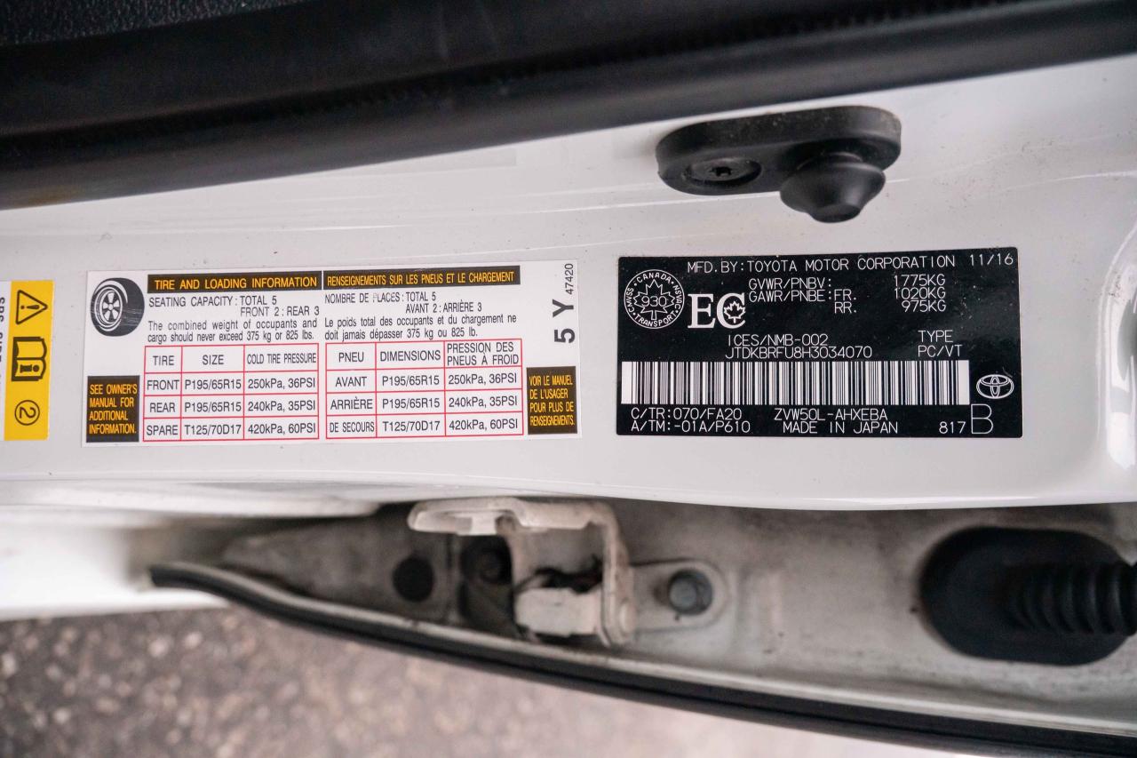 2017 Toyota Prius Base Photo