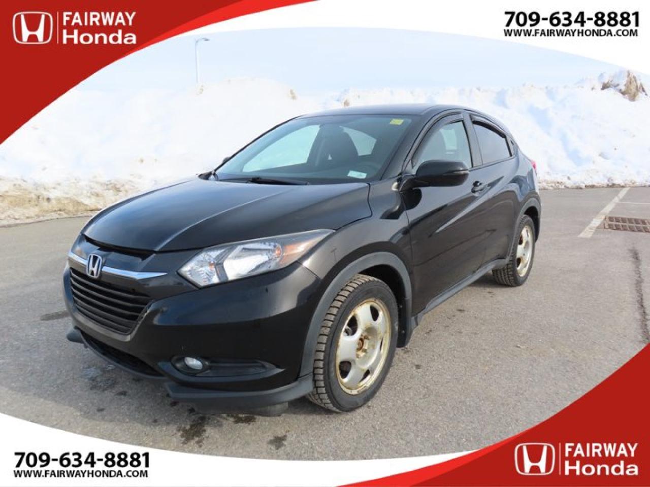 Awards:* ALG Canada Residual Value AwardsRecent Arrival!Odometer is 40592 kilometers below market average! Black 2016 Honda HR-V EX AWD CVT 1.8L I4 SOHC 16V i-VTEC*Market Value Pricing*.Reviews:* Owners report a good, sturdy ride thats comfortable and feels durable on rougher roads, a sporty steering feel, a sporty gearshift feel on models with the manual transmission, excellent mileage, and plenty of space and flexibility for easy adaptation to virtually any job. Source: autoTRADER.caFairway Honda - Community Driven!