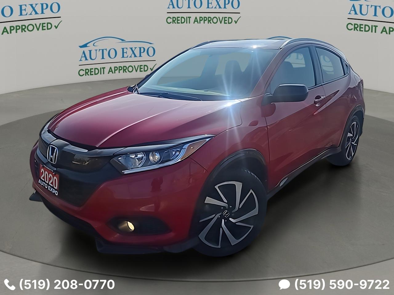 Used 2020 Honda HR-V Sport,Auto,A/C,Alloys,Certified,Fogs,(92500 Miles) for sale in Kitchener, ON