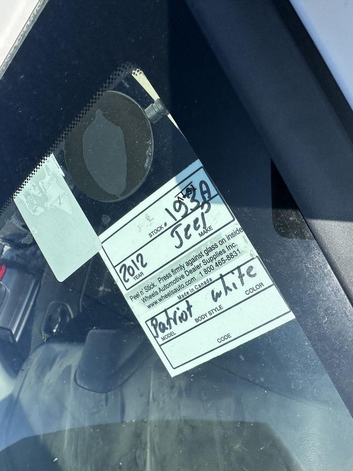 2012 Jeep Patriot NORTH, ONLY 133KMS, TRANS ISSUE, AS IS SPECIAL Photo