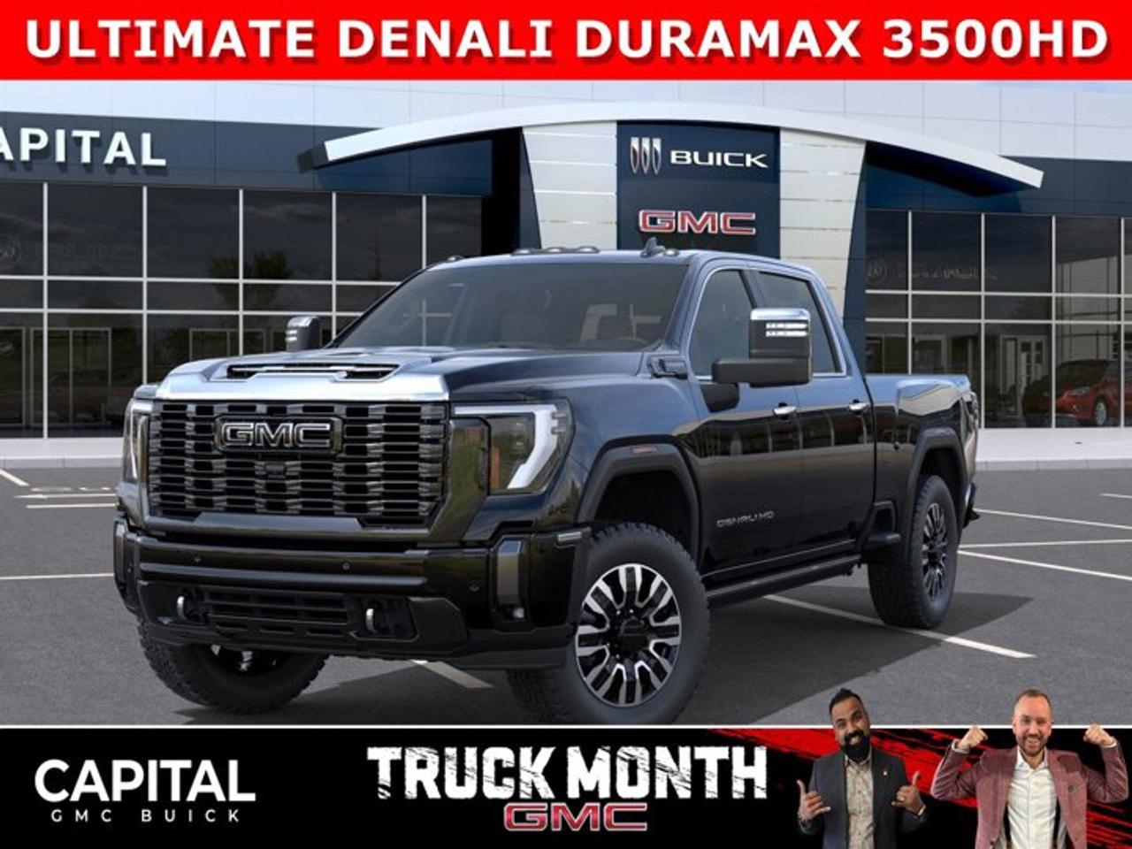 This 2026 DENALI ULTIMATE HD 3500 is the benchmark for LUXURY. Fully equipped with every option including 5th Wheel Prep Package, Massaging Power Seats, Heated and Cooled Seats, Heads-Up Display, Adaptive Cruise, Rear Streaming Mirror, Signature Alpine Umber Interior, Vader Chrome, Duramax Engine, 360 Cam, Sunroof and so much more... CALL NOW and secure yours today..Ask for the Internet Department for more information or book your test drive today! Text (or call) 780-435-4000 for fast answers at your fingertips!Disclaimer: All prices are plus taxes and include all cash credits and loyalties. See dealer for details. AMVIC Licensed Dealer # B1044900