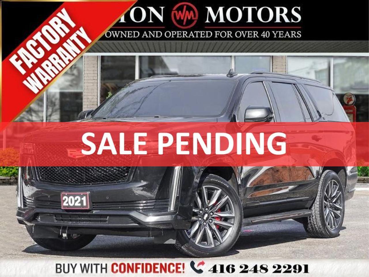 2021 Cadillac Escalade Sport Premium*BLACK OUT PKG*7 PASS*PAN ROOF*REVCAM