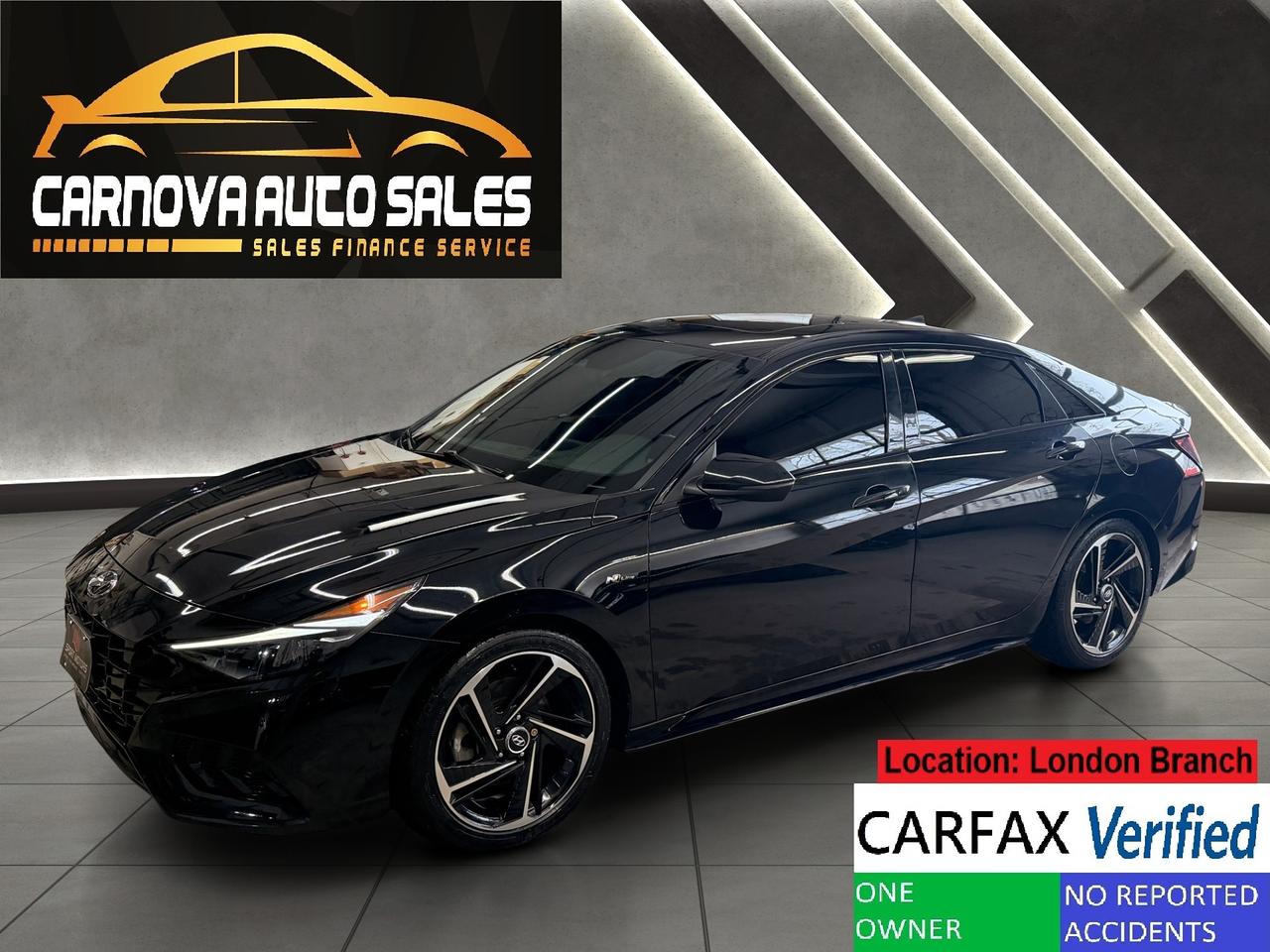 2022 Hyundai Elantra N Line+Previous LEASE+ONE OWNER+CLEAN CARFAX Photo0
