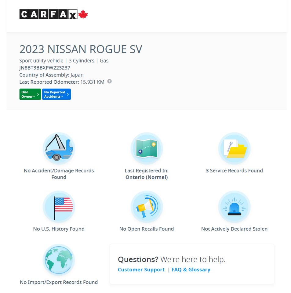 2023 Nissan Rogue SV Moonroof+ONE OWNER+CLEAN CARFAX Photo