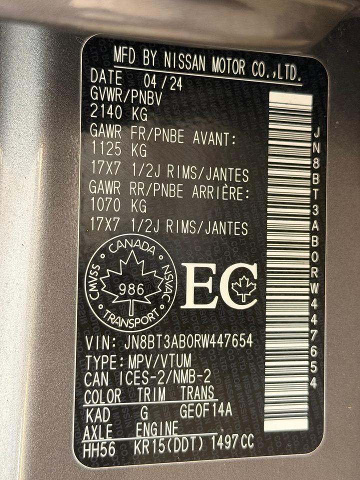 2024 Nissan Rogue S AWD+ONE OWNER+CLEAN CARFAX Photo