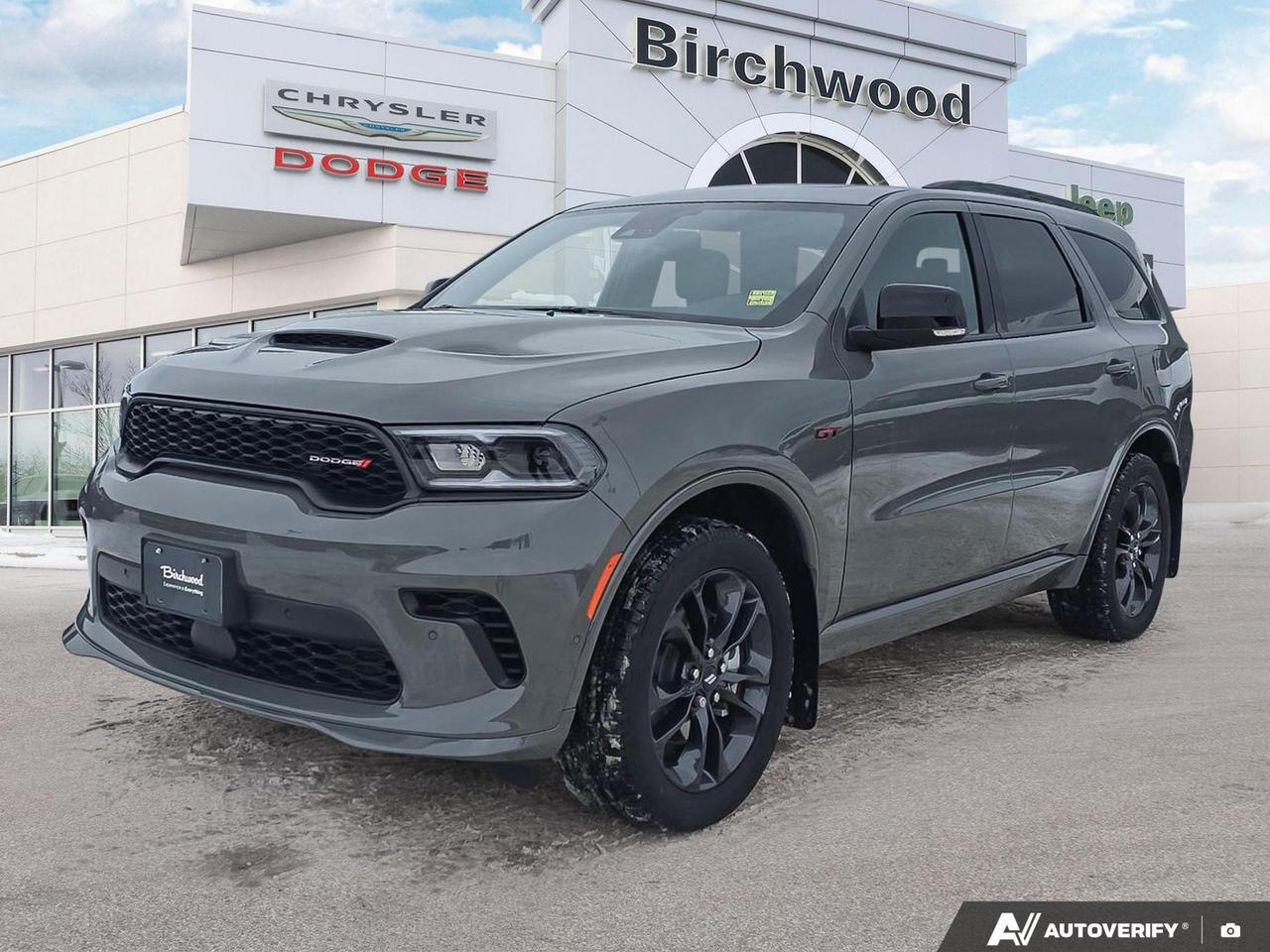 Low Kilometers!
Clean CARFAX! No Accidents!
Local Vehicle!
Experience the power and luxury of this 2026 Dodge Durango GT Plus! With only 3,835 km on the odometer, this nearly-new SUV offers exceptional value and performance. Perfect for families and adventure seekers alike, this Durango boasts a clean accident history and is ready for its next journey.

Key Features:
- All-Wheel Drive for superior traction and handling
- Remote Start System for comfort and convenience
- Heated Front Seats and Steering Wheel for those chilly mornings
- Wireless Charging Pad to keep your devices powered up
- Lane Departure Warning and Lane Keep Assist for enhanced safety
- ParkSense Rear Park Assist System with Stop for effortless parking
- 3.6L 6-cylinder engine paired with an Automatic transmission
- Spacious 6-passenger seating configuration

Dont miss this opportunity to own a versatile and well-equipped SUV. Visit Birchwood Chrysler Dodge Jeep Ram today to experience the Durango GT Plus for yourself. Schedule a test drive, explore financing options, or contact our knowledgeable staff for any questions. Your next adventure awaits  seize it with this exceptional Dodge Durango!
With us, Experience is Everything. Complete as much or as little of your purchase online as you like. All pricing is what you see is what you pay. No hidden fees. On our website you can choose payment options and terms knowing these are transparent and accurate.

Start your purchase online to build your exact pricing to your specifics like how much money down, vehicle trade and any accessories or added optional protection that suits your needs.

Any questions let us know by calling (204) 774-4444, wed love to send you a video to clarify any questions about a vehicle!

Visit us in store at 90-3965 Portage Ave in the Birchwood Autopark.

Dealer permit #5686
Dealer permit #5686