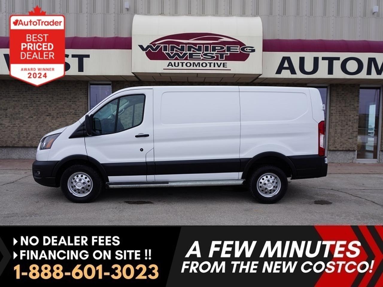 *** Dealer arranged financing on site! Quick, Simple,  no calls or waiting on bank appointments required!! Drive away today ***   NO ADMINISTRATION FEES!!RARE ALL WHEEL DRIVE!!! HARD TO FIND! VERY LOW KMS, LOW ROOF TRANSIT CARGO VAN! HUGE VALUE!! EXCEPTIONALLY CLEAN AND WELL MAINTAINED. 2024 FORD TRANSIT 250 LOW ROOF 130" AWD CARGO VAN!! FRESH SAFETY AND READY TO GO! PERFECT NO ACCIDENT ONE OWNER HISTORY! DONT WAIT AS IT WONT LAST LONG! - 3.5L PFDi V6 (275 hp & 260 lb-ft TQ)

Features:

- 10 Speed automatic
- AWD with 3.73 Locking rear diff
- Heat & Air conditioning
- Back-up Camera
- Cruise Control
- Automatic Headlights
- Power windows and locks
- remote locking sliding and rear doors
- Head board cargo divider
- Lined Cargo Interior
- Selectable Terrain/ Drive Modes
- Voice Command
-  Stereo with USB, wireless bluetooth and more
- Read below for more information

***ATTENTION COMMERCIAL FLEET, DRYWALLERS, DELIVER DRIVERS, PAINTERS, ELECTRICIANS AND ALL TRADESPEOPLE*** VERY HARD TO FIND, ALL WHEEL DRIVE CARGO VAN!! 2024 FORD TRANSIT 250 LOW ROOF AWD CARGO VAN W/ VERY LOW KMS! VERY CLEAN UNIT & READY FOR YOUR NEXT JOB OR DELIVERY! HAS FACTORY WARRANTY & EXTRA WARRANTY OPTIONS ARE AVAILABLE FOR EXTRA $$ TO EXTEND YOUR COVERAGE. DONT WAIT CALL NOW AS IT WONT LAST LONG! HAS ALL THE FEATURES YOU NEED TO MAKE YOUR NEXT TASK THAT MUCH MORE EFFICIENT, like A/C, power windows and locks, AWD, Back-up Camera, Cruise Control, Selectable Drive-modes & powered by Fords solid and reliable 3.5 V6 and 10-speed transmission for great fuel economy and great power! This van can do it all!Comes with a Manitoba Safety Certification, and we have many Extended Powertrain warranties available on your vehicle purchase up to 10-year coverage (on eligible vehicles see dealer for details). Financing on site with Zero down financing OAC. Trades accepted. View at Winnipeg West Automotive Group, 5195 Portage Ave. (only a couple of minutes past the new Costco) Dealer permit # 6007, Call now 1(888) 601-3023. This Car is located in Winnipeg Manitoba,  however we can have it shipped anywhere in North America relatively inexpensively.
