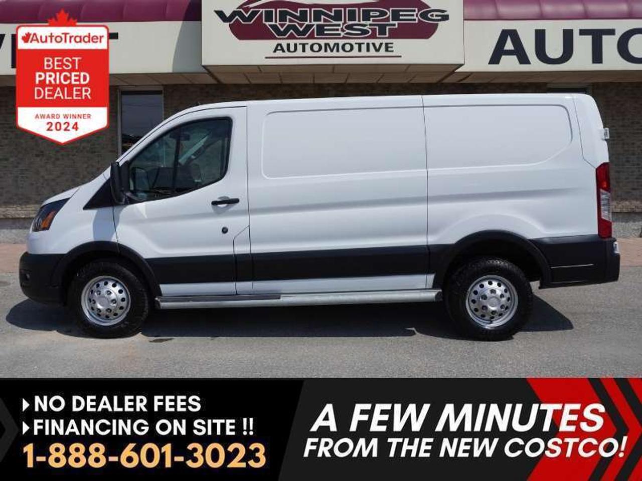 *** Dealer arranged financing on site! Quick, Simple,  no calls or waiting on bank appointments required!! Drive away today ***   NO ADMINISTRATION FEES!!*** Dealer arranged financing on site! Quick, Simple; no calls or waiting on bank appointments required!! Drive away today ***  NO ADMINISTRATION FEES!!

RARE ALL WHEEL DRIVE!!! HARD TO FIND! VERY LOW KMS, LOW ROOF TRANSIT CARGO VAN! HUGE VALUE!! EXCEPTIONALLY CLEAN AND WELL MAINTAINED. 2024 FORD TRANSIT 250 LOW ROOF 130" AWD CARGO VAN!! FRESH SAFETY AND READY TO GO! PERFECT NO ACCIDENT ONE OWNER HISTORY! DONT WAIT AS IT WONT LAST LONG! - 3.5L PFDi V6 (275 hp & 260 lb-ft TQ)

Features:

- 10 Speed automatic
- AWD with 3.73 Locking rear diff
- Heat & Air conditioning
- Back-up Camera
- Cruise Control
- Automatic Headlights
- Power windows and locks
- remote locking sliding and rear doors
- Head board cargo divider
- Lined Cargo Interior
- Selectable Terrain/ Drive Modes
- Voice Command
-  Stereo with USB, wireless bluetooth and more
- Read below for more information

***ATTENTION COMMERCIAL FLEET, DRYWALLERS, DELIVER DRIVERS, PAINTERS, ELECTRICIANS AND ALL TRADESPEOPLE*** VERY HARD TO FIND, ALL WHEEL DRIVE CARGO VAN!! 2024 FORD TRANSIT 250 LOW ROOF AWD CARGO VAN W/ VERY LOW KMS! VERY CLEAN UNIT & READY FOR YOUR NEXT JOB OR DELIVERY! HAS FACTORY WARRANTY & EXTRA WARRANTY OPTIONS ARE AVAILABLE FOR EXTRA $$ TO EXTEND YOUR COVERAGE. DONT WAIT CALL NOW AS IT WONT LAST LONG! HAS ALL THE FEATURES YOU NEED TO MAKE YOUR NEXT TASK THAT MUCH MORE EFFICIENT, like A/C, power windows and locks, AWD, Back-up Camera, Cruise Control, Selectable Drive-modes & powered by Fords solid and reliable 3.5 V6 and 10-speed transmission for great fuel economy and great power! This van can do it all!

Comes with a Manitoba Safety Certification, and we have many Extended Powertrain warranties available on your vehicle purchase up to 10-year coverage (on eligible vehicles, see dealer for details). Financing on site with Zero-down financing OAC. Trades accepted. View at Winnipeg West Automotive Group, 5195 Portage Ave. (only a couple of minutes past the new Costco). Dealer permit # 6007. Call now: 1(888) 601-3023. This Car is located in Winnipeg, Manitoba; however, we can have it shipped anywhere in North America relatively inexpensively.Comes with a Manitoba Safety Certification, and we have many Extended Powertrain warranties available on your vehicle purchase up to 10-year coverage (on eligible vehicles see dealer for details). Financing on site with Zero down financing OAC. Trades accepted. View at Winnipeg West Automotive Group, 5195 Portage Ave. (only a couple of minutes past the new Costco) Dealer permit # 6007, Call now 1(888) 601-3023. This Car is located in Winnipeg Manitoba,  however we can have it shipped anywhere in North America relatively inexpensively.