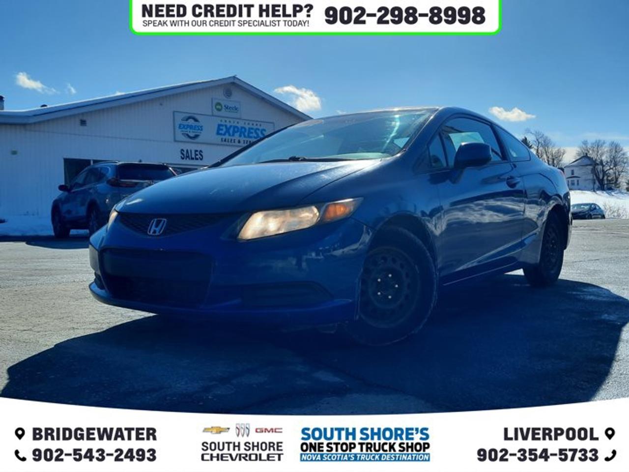 Recent Arrival! Blue 2012 Honda Civic EX For Sale, Bridgewater FWD 5-Speed Automatic 1.8L I4 SOHC 16V i-VTEC Clean Car Fax, Cloth, 6 Speakers, ABS brakes, Air Conditioning, Alloy wheels, Brake assist, CD player, Delay-off headlights, Driver door bin, Driver vanity mirror, Electronic Stability Control, Heated door mirrors, Illuminated entry, Occupant sensing airbag, Outside temperature display, Overhead airbag, Passenger door bin, Power door mirrors, Power moonroof, Power steering, Power windows, Radio data system, Rear window defroster, Remote keyless entry, Security system, Speed control, Speed-sensing steering, Split folding rear seat, Steering wheel mounted audio controls, Tachometer, Tilt steering wheel, Traction control, Trip computer. Reviews: * Owners say Civic is maneuverable, comfortable and relatively solid to drive, though the driving experience isnt the primary reason most shoppers pick a Civic. Reliability and purchase confidence is highly rated, as is Civics generous-for-its-size roominess. Owners note generous trunk space, and cargo space, with the rear seats folded. Fuel efficiency and performance are both rated well, too. Many owners, having previous experience owning an older Civic model, purchase newer ones having enjoyed a no-fuss ownership experience. Source: autoTRADER.ca
