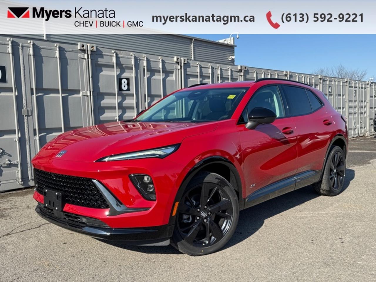 <b>Sunroof!</b><br> <br> <br> <br>At Myers, we believe in giving our customers the power of choice. When you choose to shop with a Myers Auto Group dealership, you dont just have access to one inventory, youve got the purchasing power of an entire auto group behind you!<br> <br>A comprehensive suite of advanced safety and driver-assist features comes standard to help keep you secure on every journey. <br> <br>The 2026 Buick Envision offers drivers a sophisticated crossover experience that pairs elegant design with modern technology and capable handling. Inside, youll enjoy a cabin filled with refined touches, intuitive controls and the kind of comfort suited for daily needs or longer drives. With all-wheel drive as standard, thoughtful amenities, and Buicks commitment to safety, the Envision presents a compelling option for those seeking upscale performance in a compact SUV.<br> <br>This Brilliant Red SUV has an Automatic transmission and is powered by a 228HP 2.0L 4 Cylinder Engine. <br> <br> Our Envisions trim level is Sport Touring. This trim steps things up with perforated leather seats and 20-inch carbon flash metallic alloy wheels, along with standard features such as power liftgate for rear cargo access, an HD surround vision system, a wireless charging pad for mobile devices, and an ultra-wide infotainment screen with wireless Apple CarPlay and Android Auto. Safety features include adaptive cruise control, blind zone steering assist, lane keep assist with lane departure warning, rear park assist, and rear cross traffic braking. Additional features also include remote engine start, keyless open, a heated steering wheel, heated front seats, and even more. This vehicle has been upgraded with the following features: Sunroof.<br><br> <br>To apply right now for financing use this link: <a href=https://www.myerskanatagm.ca/finance/ target=_blank>https://www.myerskanatagm.ca/finance/</a><br><br> <br/> See dealer for details. <br> <br>Myers Kanata Chevrolet Buick GMC Inc is a great place to find quality used cars, trucks and SUVs. We also feature over a selection of over 50 used vehicles along with 30 certified pre-owned vehicles. Our Ottawa Chevrolet, Buick and GMC dealership is confident that youll be able to find your next used vehicle at Myers Kanata Chevrolet Buick GMC Inc. You will always find our inventory updated with the latest models. Our team believes in giving nothing but the best to our customers. Visit our Ottawa GMC, Chevrolet, and Buick dealership and get all the information you need today!<br> Come by and check out our fleet of 30+ used cars and trucks and 250+ new cars and trucks for sale in Kanata.  o~o