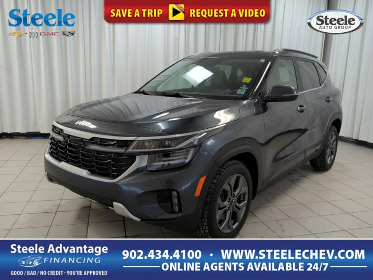 Meet a capable, everyday-ready SUV that fits life in Dartmouth with ease. This used 2024 Kia Seltos EX brings the confidence of all-wheel drive, the practicality of 4 doors, and the smooth feel of a CVT. With 70,828 km, it is well suited for commuters, growing families, and anyone who wants a compact SUV that feels stable in changing Maritime weather. Sold by Steele Chevrolet Buick GMC, this Seltos EX is a smart choice for drivers who value simple, dependable transportation with the right fundamentals.Under the hood is a Regular Unleaded 2.0 L I-4 gas engine paired with a CVT transmission. That combination is designed for easy, predictable power delivery in city traffic and on the highway. The all-wheel drive system adds extra traction when roads get slick, whether you are dealing with rain-soaked pavement, slushy intersections, or gravel driveways outside town. It is an SUV that feels at home on weekday errands and weekend escapes.ADVANCED SAFETY FEATURESAll-wheel drive for confident road gripFour-door access for safer loadingStable handling for changing road conditionsPredictable CVT response in trafficPERFORMANCE AND EFFICIENCY2.0 L I-4 gas engineCVT transmission for smooth accelerationAll-wheel drive for year-round capabilityBalanced power for city and highwayCOMFORT AND CONVENIENCEFour doors for easy passenger entryPractical SUV height for daily useComfortable driving position for longer commutesEasy-to-manage size for tight parkingTECHNOLOGY AND CONNECTIVITYSimple, driver-focused layout for daily drivingClear controls for quick adjustmentsModern SUV design for everyday usabilityPractical setup for commuting and errandsCARGO SPACESUV cargo area for daily gearRoom for groceries and weekend bagsEasy loading height for bulky itemsVersatile space for active lifestylesWHAT OTHER OWNERS LIKEConfident feel from all-wheel driveSmooth CVT operation in city trafficEasy parking with compact SUV sizePractical space for everyday haulingThis 2024 Kia Seltos EXs VIN is: KNDEUCAAXR7657976.