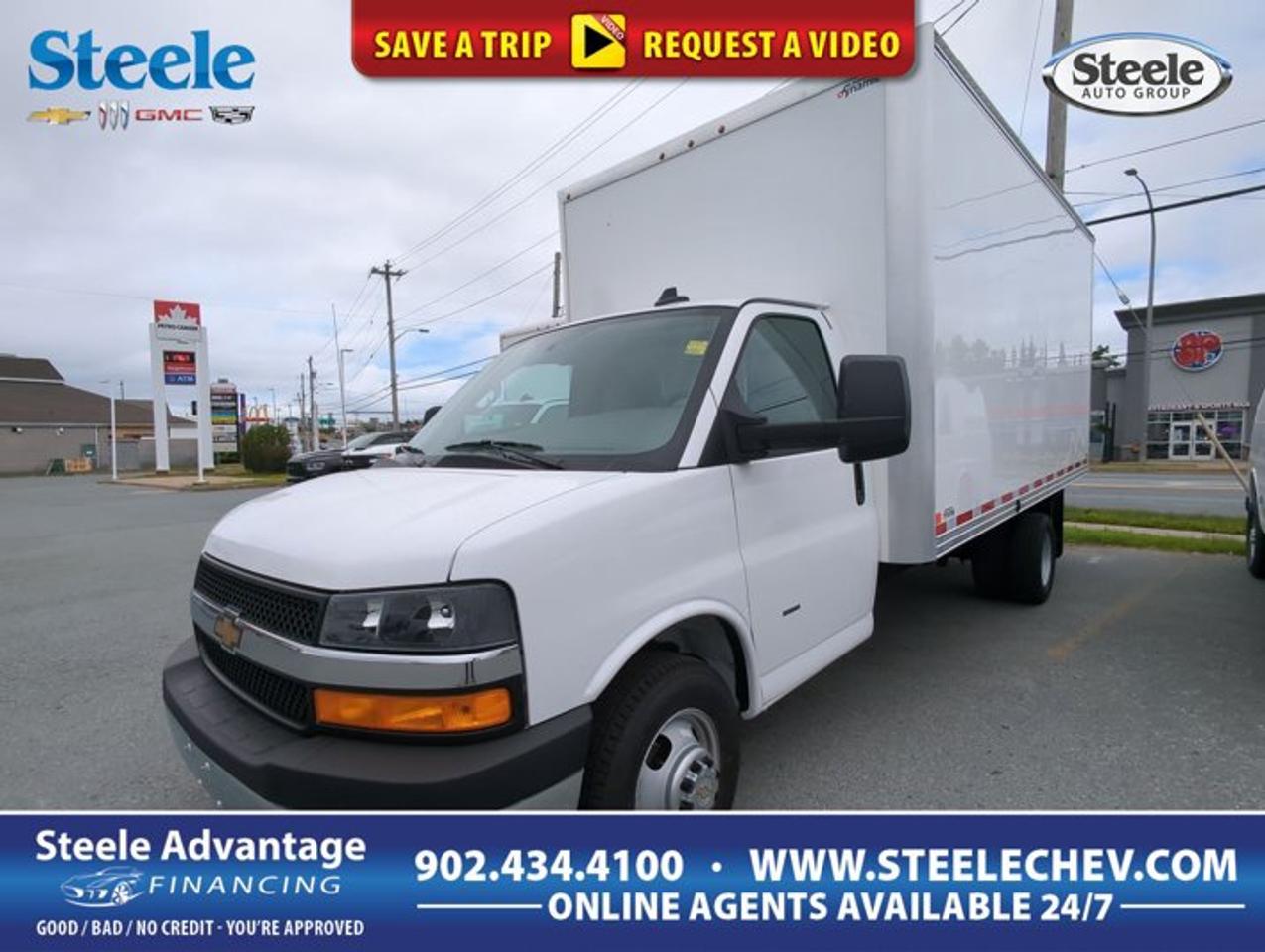 Built to work hard every day, the 2025 Chevrolet Express Commercial Cutaway Base is a smart choice for businesses that need a dependable foundation for upfits and vocational bodies. Offered by Steele Chevrolet Buick GMC in Dartmouth, this white cutaway delivers the proven strength of a gas 6.6 L V8 and the ease of an automatic transmission. With its 2-door layout and straightforward, job-focused design, its ready to support deliveries, service calls, and fleet duty with confidence.This 2025 Chevrolet Express Commercial Cutaway Base is set up for real-world driving where consistency matters. The rear-wheel propulsion layout helps keep the chassis simple and capable for commercial use, while Tow/Haul Mode is on hand to help manage heavier loads and frequent stop-and-go routes. Inside, the Medium Pewter cabin keeps the focus on function, with key convenience features that help drivers stay comfortable and efficient throughout the day.ADVANCED SAFETY FEATURESConfident handling with rear-wheel propulsionTow/Haul Mode supports controlled pullingCruise control helps reduce driver fatiguePower windows for quick ventilationPERFORMANCE AND EFFICIENCYGas 6.6 L V8 powerAutomatic transmission for smooth operationTow/Haul Mode for demanding routesRear-wheel propulsion for commercial stabilityCOMFORT AND CONVENIENCECruise control for steady highway pacingPower windows for easy one-touch usePower mirrors for quick sightline changesKeyless entry for faster cab accessTECHNOLOGY AND CONNECTIVITYPower windows controlled from driver seatPower mirror adjustment for better visibilityCruise control simplifies long-distance drivingKeyless entry speeds up daily stopsCARGO SPACECutaway design ready for custom bodiesOpen rear chassis supports many upfitsIdeal platform for fleet build-outsSuits service, delivery, and utility needsWHAT OTHER OWNERS LIKEStrong V8 power for heavy workTow/Haul Mode on demanding drivesSimple controls that are easyKeyless entry for frequent stopsThis 2025 Chevrolet Express Commercial Cutaway Bases VIN is: 1HA3GTC73SN020280.