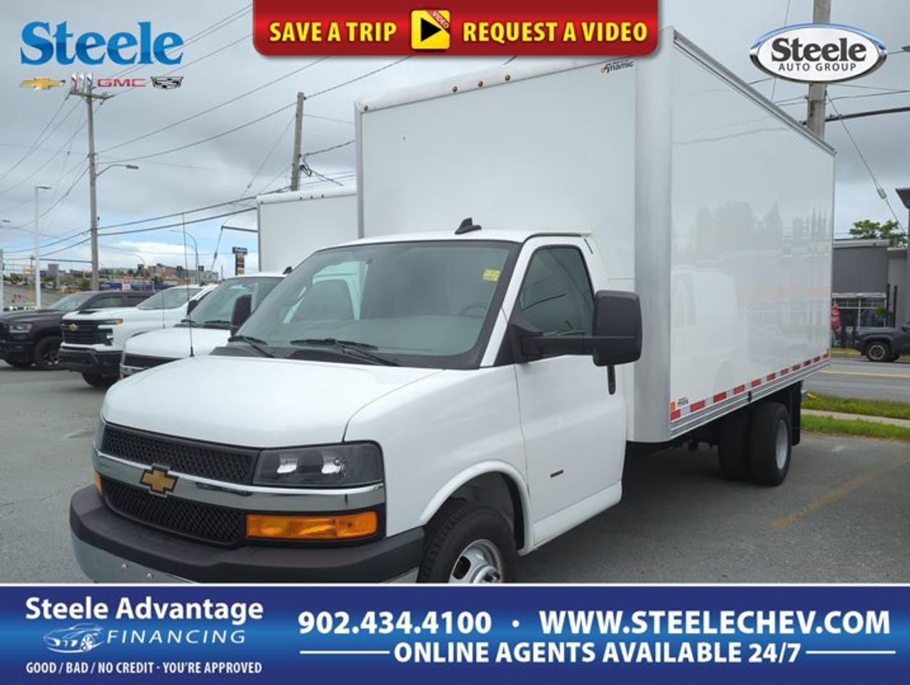 Built to work hard from day 1, the 2025 Chevrolet Express Commercial Cutaway Base is a smart foundation for businesses in Dartmouth that need dependable capability and simple, proven design. Finished in White with a Medium Pewter interior, this 2-door cutaway is ready for upfits like service bodies, delivery boxes, or specialty equipment.At Steele Chevrolet Buick GMC, we know commercial buyers want a vehicle thats easy to operate, easy to live with, and ready for long days. This Express Commercial Cutaway Base delivers with a gas 6.6 L V8, an automatic transmission, and rear-wheel propulsion that suits steady hauling and jobsite duty. Add in useful features like Tow/Haul Mode and cruise control, and you have a confident partner for daily routes and highway runs.ADVANCED SAFETY FEATURESDaytime running lights for visibilityFour-wheel anti-lock braking controlDriver and passenger front airbagsStabiliTrak electronic stability control systemPERFORMANCE AND EFFICIENCYGas 6.6 L V8 powerAutomatic transmission for smooth operationTow/Haul Mode for heavy loadsRear-wheel propulsion for balanced handlingCOMFORT AND CONVENIENCECruise control for relaxed highway drivingPower windows for quick adjustmentsPower mirrors for easier visibilityKeyless entry for faster accessTECHNOLOGY AND CONNECTIVITYClear, easy-to-read instrument clusterSimple controls designed for workdaysPower accessories reduce daily effortCruise control supports steady speedCARGO SPACECutaway design ready for custom upfitsOpen rear chassis for equipment mountingStrong platform for commercial body installsBuilt for tools, parts, and gearWHAT OTHER OWNERS LIKEProven V8 strength for demanding jobsStraightforward controls and easy operationTow/Haul Mode for confident pullingUpfit flexibility for many industriesWhether you manage a fleet or run your own operation, the 2025 Chevrolet Express Commercial Cutaway Base offers the kind of purpose-built simplicity that helps keep your business moving. Visit Steele Chevrolet Buick GMC in Dartmouth to see how this cutaway can be tailored to your work needs.This 2025 Chevrolet Express Commercial Cutaway Bases VIN is: 1HA3GTC77SN020380.
