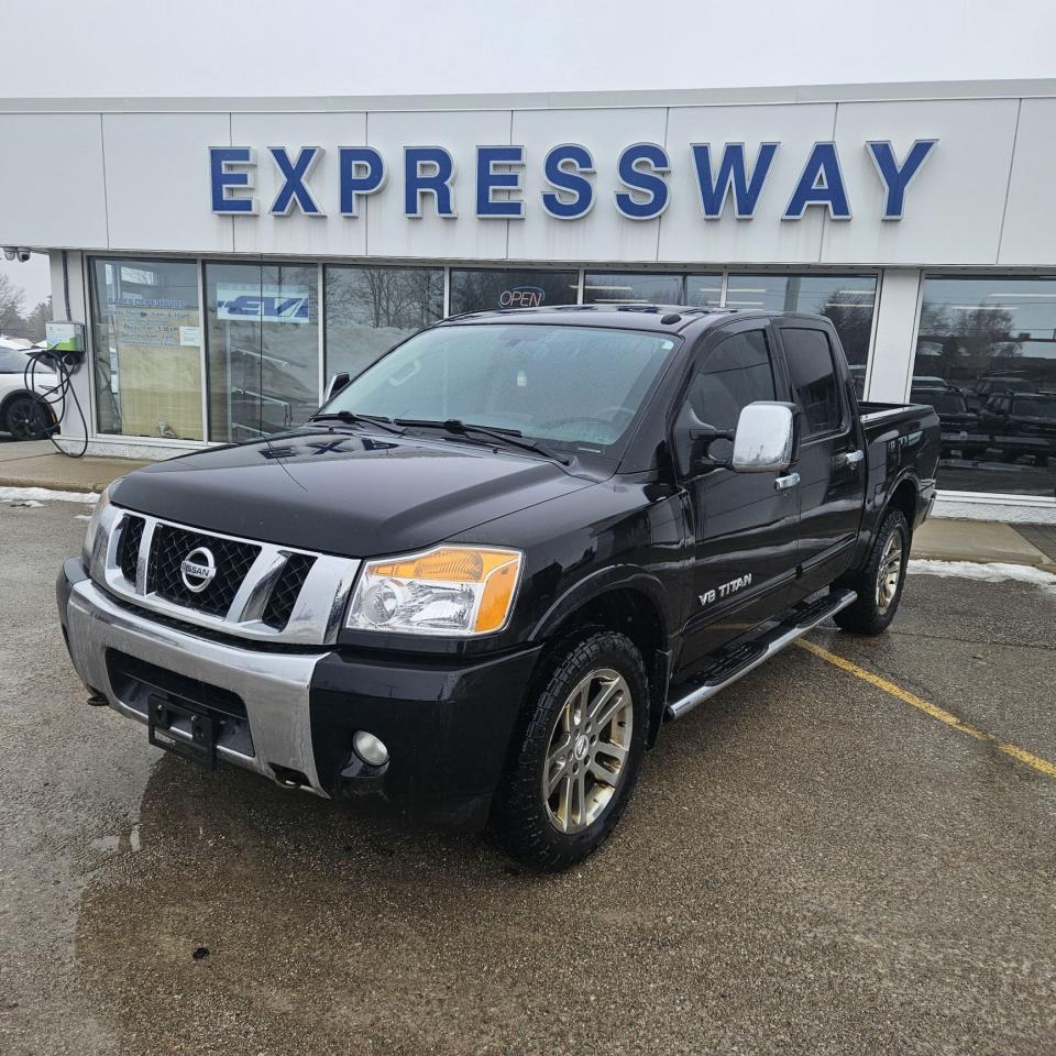 2014 Nissan Titan CREW CAB, SL, LEATHER, MOONROOF, AS TRADED Photo0