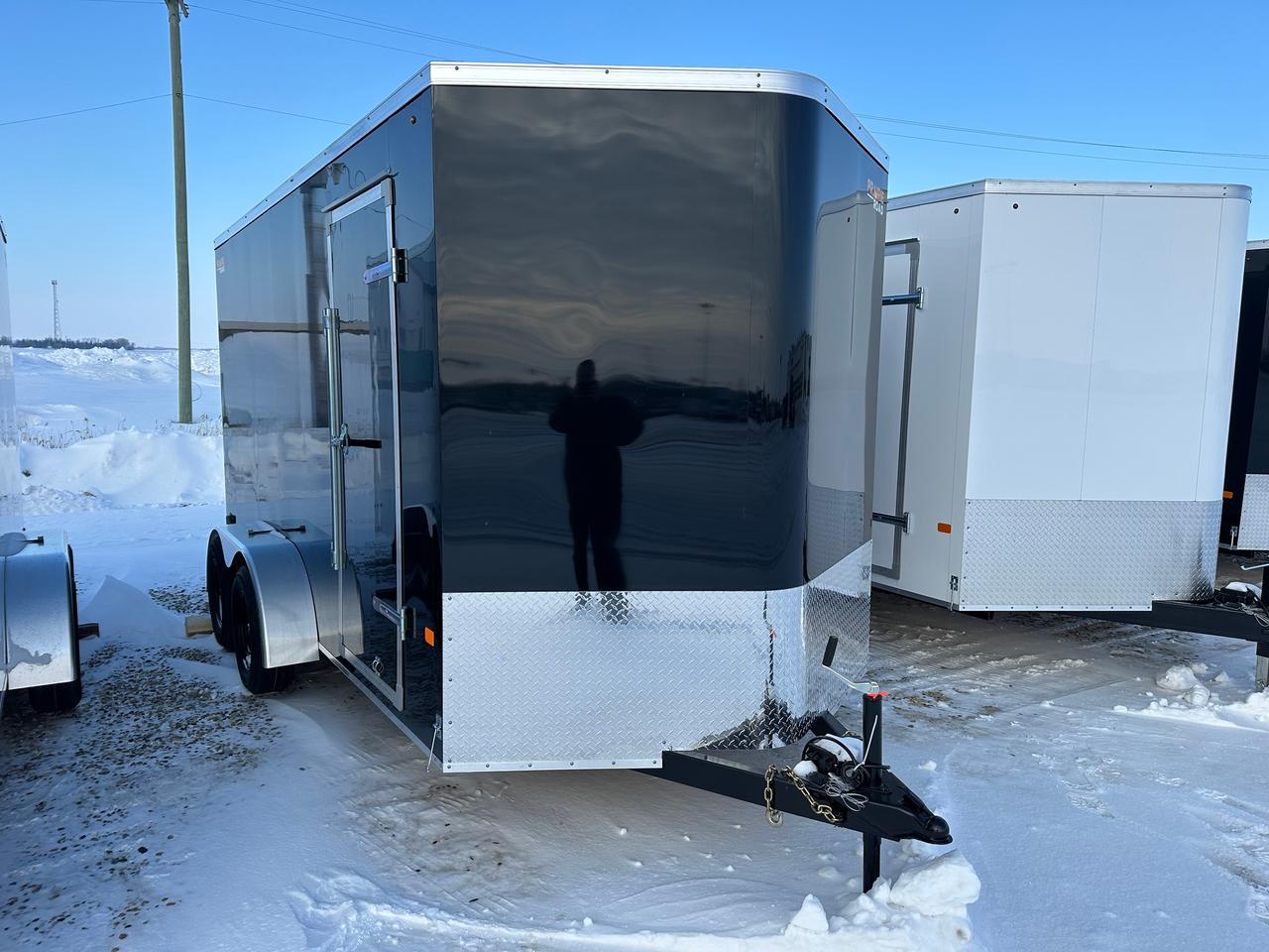 2026 Prairie Road Enclosed Cargo 7 x 14 Prairie Road Ramp Door Photo1