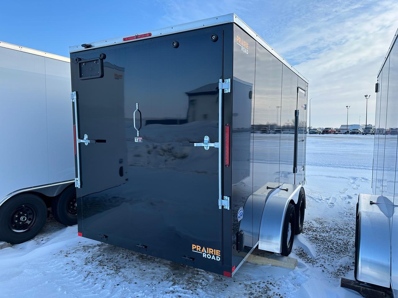 2026 Prairie Road Enclosed Cargo 7 x 14 Prairie Road Ramp Door Photo3