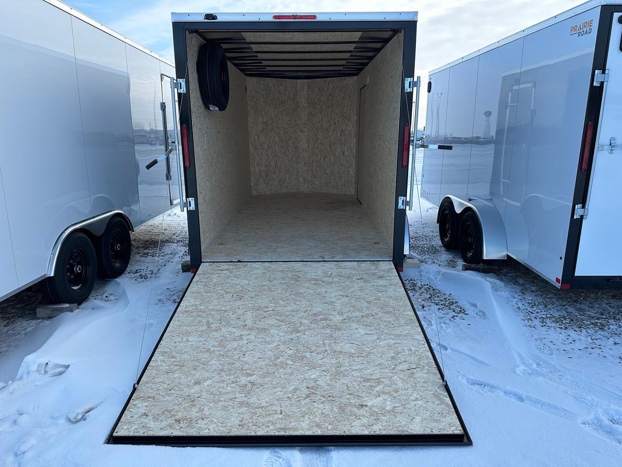 2026 Prairie Road Enclosed Cargo 7 x 14 Prairie Road Ramp Door Photo4