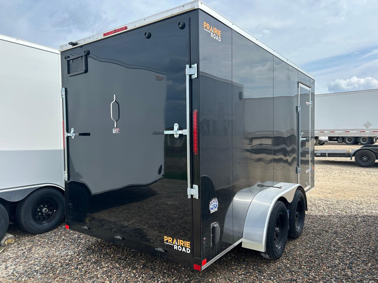 2026 Prairie Road Enclosed Cargo 7 x 14 Prairie Road Ramp Door Photo
