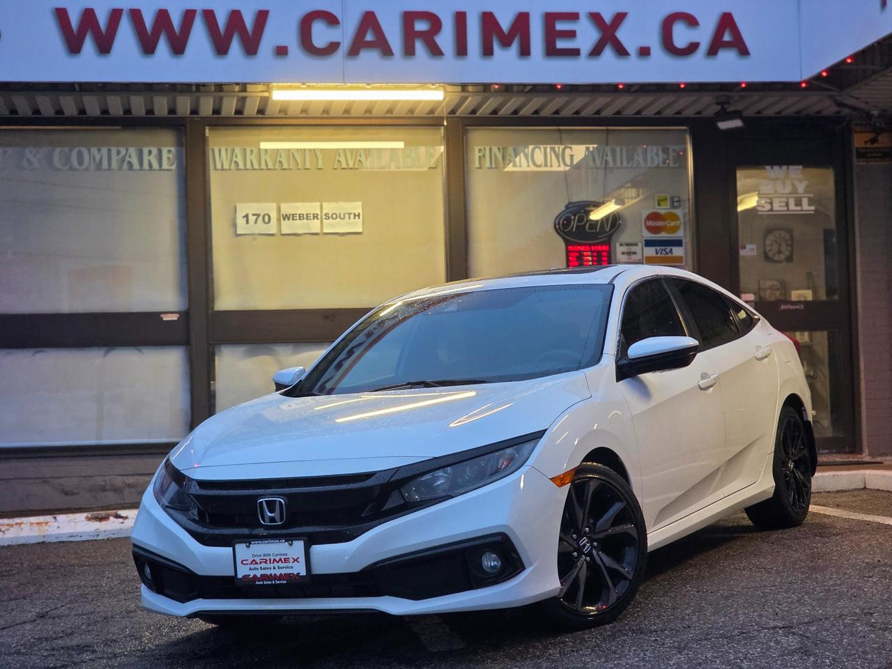 2019 Honda Civic Sport Sunroof | LaneWatch | Power Seats | 18" Alloys Photo0