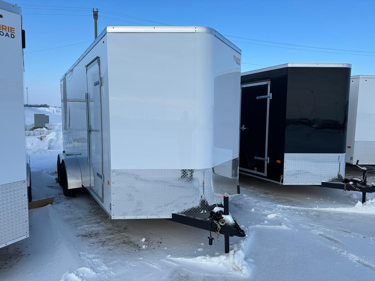 2026 Prairie Road Enclosed Cargo 7 x 16 Prairie Road Ramp Door Photo