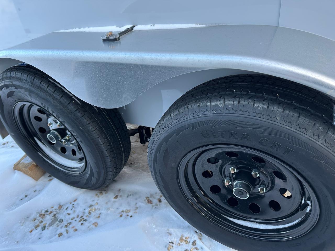 2026 Prairie Road Enclosed Cargo 7 x 16 Prairie Road Ramp Door Photo